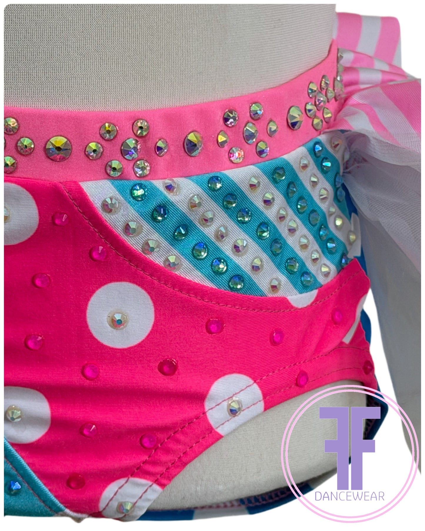 BESPOKE Circus Clown Stoned Modern / Tap Dance Costume (5/6 yrs)