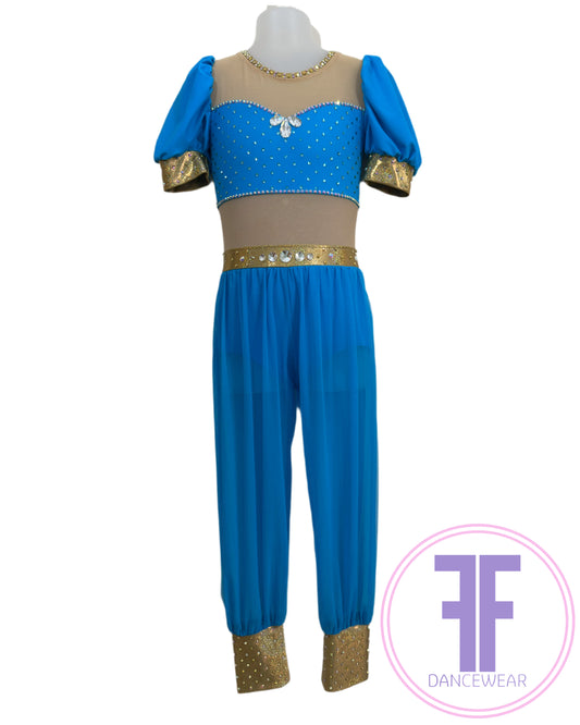 BESPOKE Genie Stoned Modern / Acro Dance Costume (7/8 yrs)