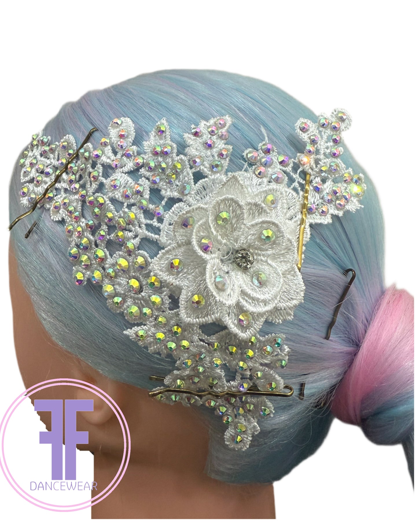 Crystal Lace Hair Piece