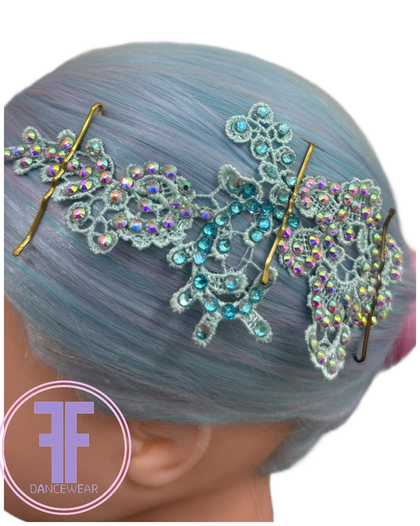 Crystal Lace Hair Piece