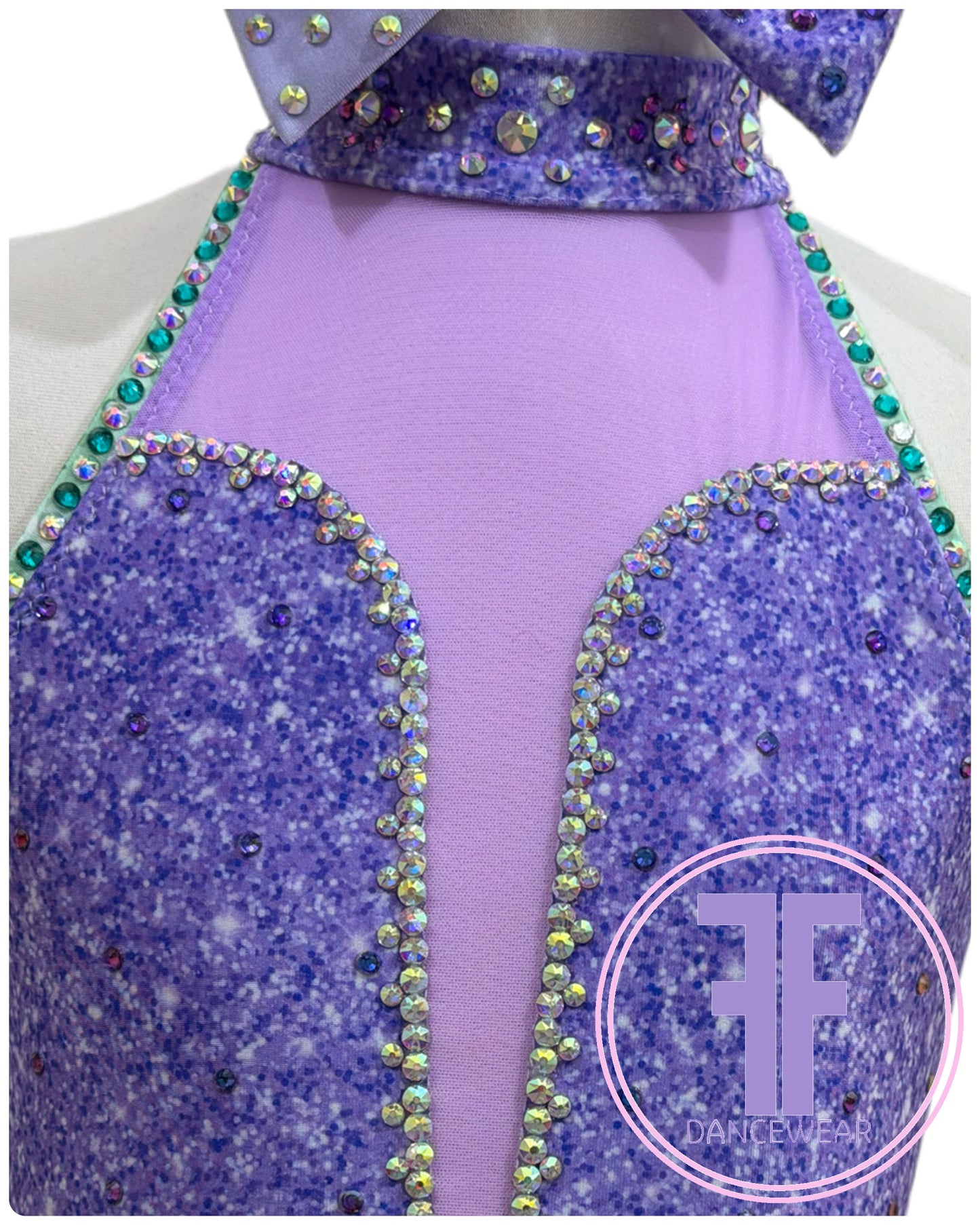 Bespoke Mermaid Inspired Dance Costume (Size 0 5/6 yrs)