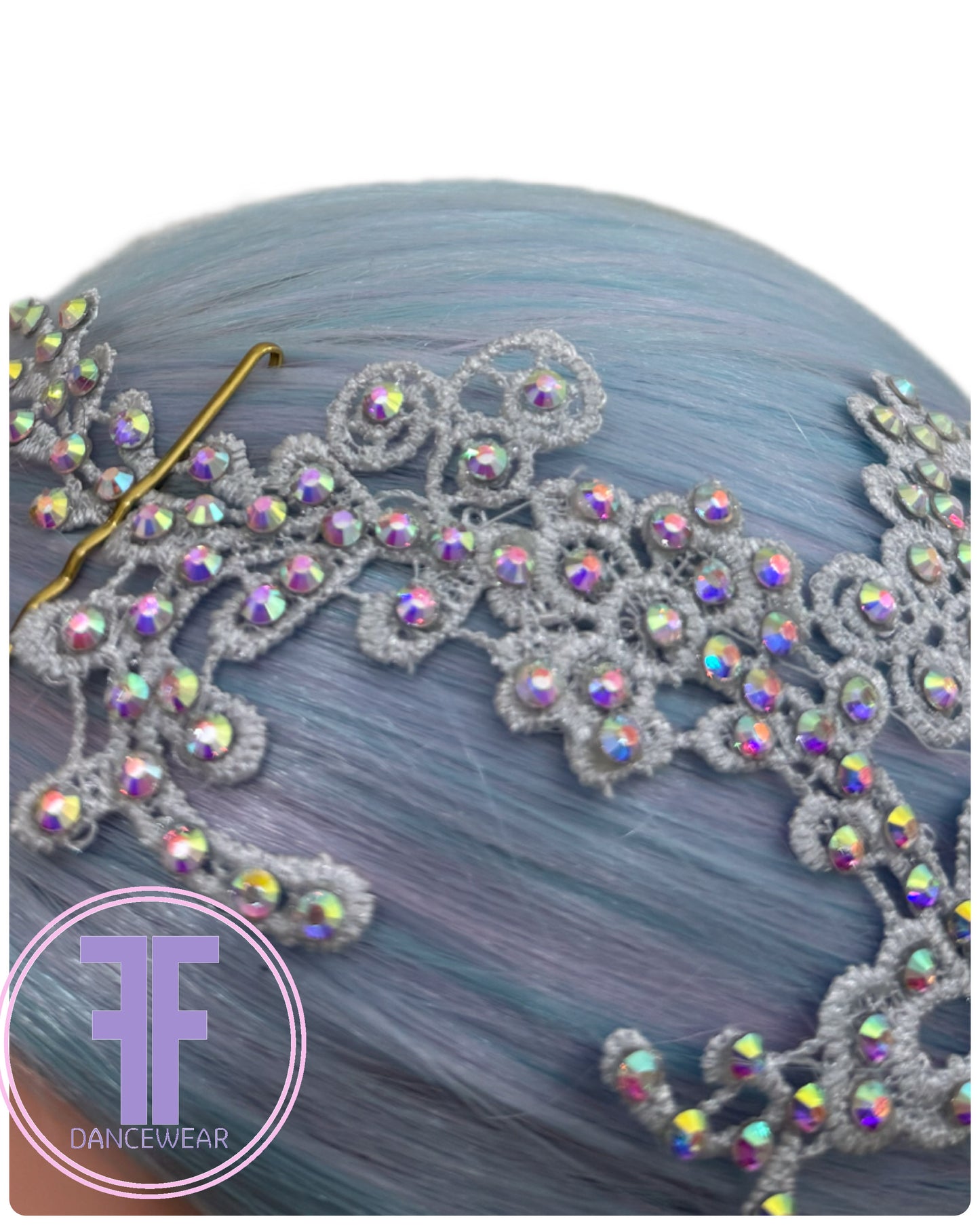 Crystal Lace Hair Piece