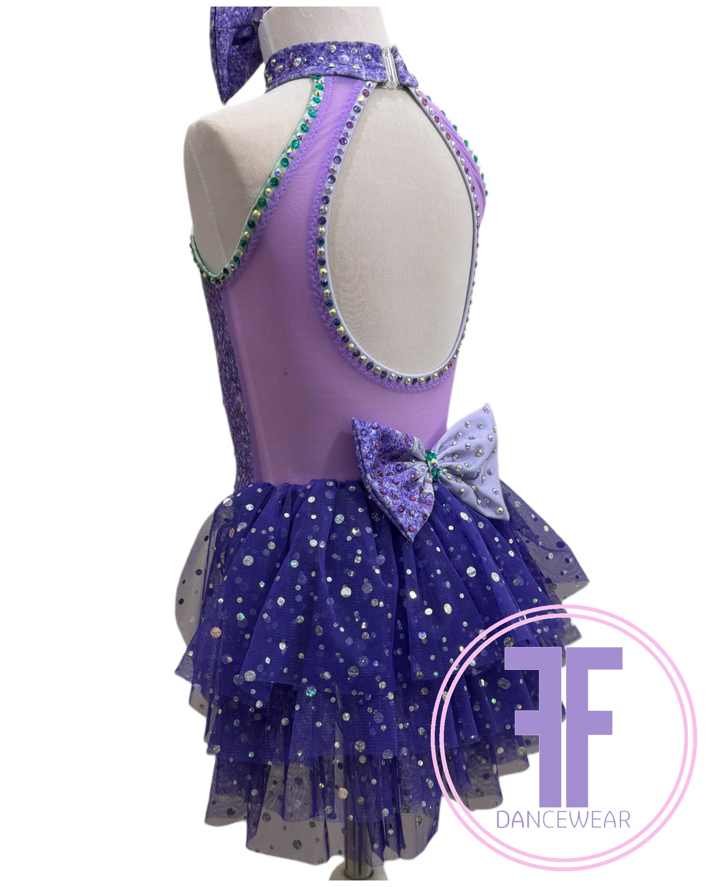Bespoke Mermaid Inspired Dance Costume (Size 0 5/6 yrs)