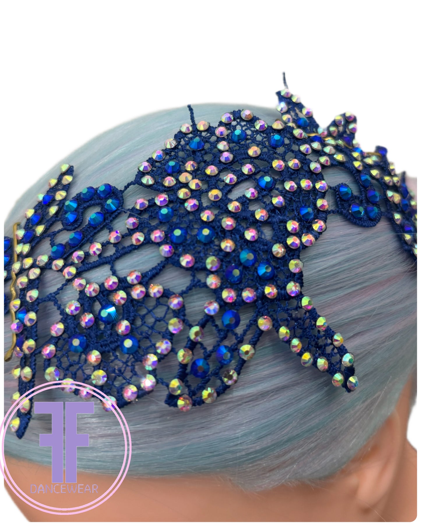 Crystal Lace Hair Piece