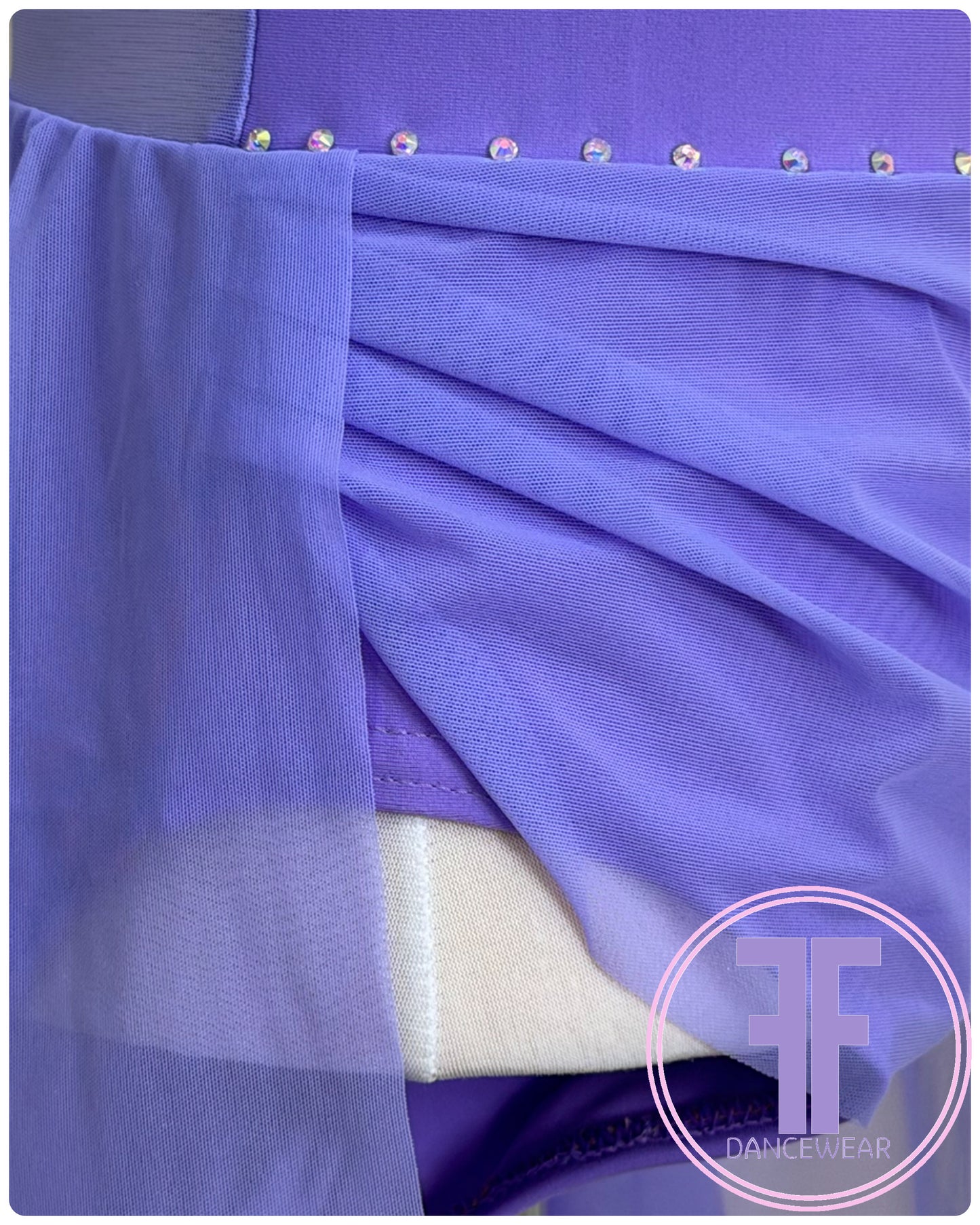 BESPOKE Lilac Stoned Lyrical / Contemporary Dance Costume (5/6 yrs)