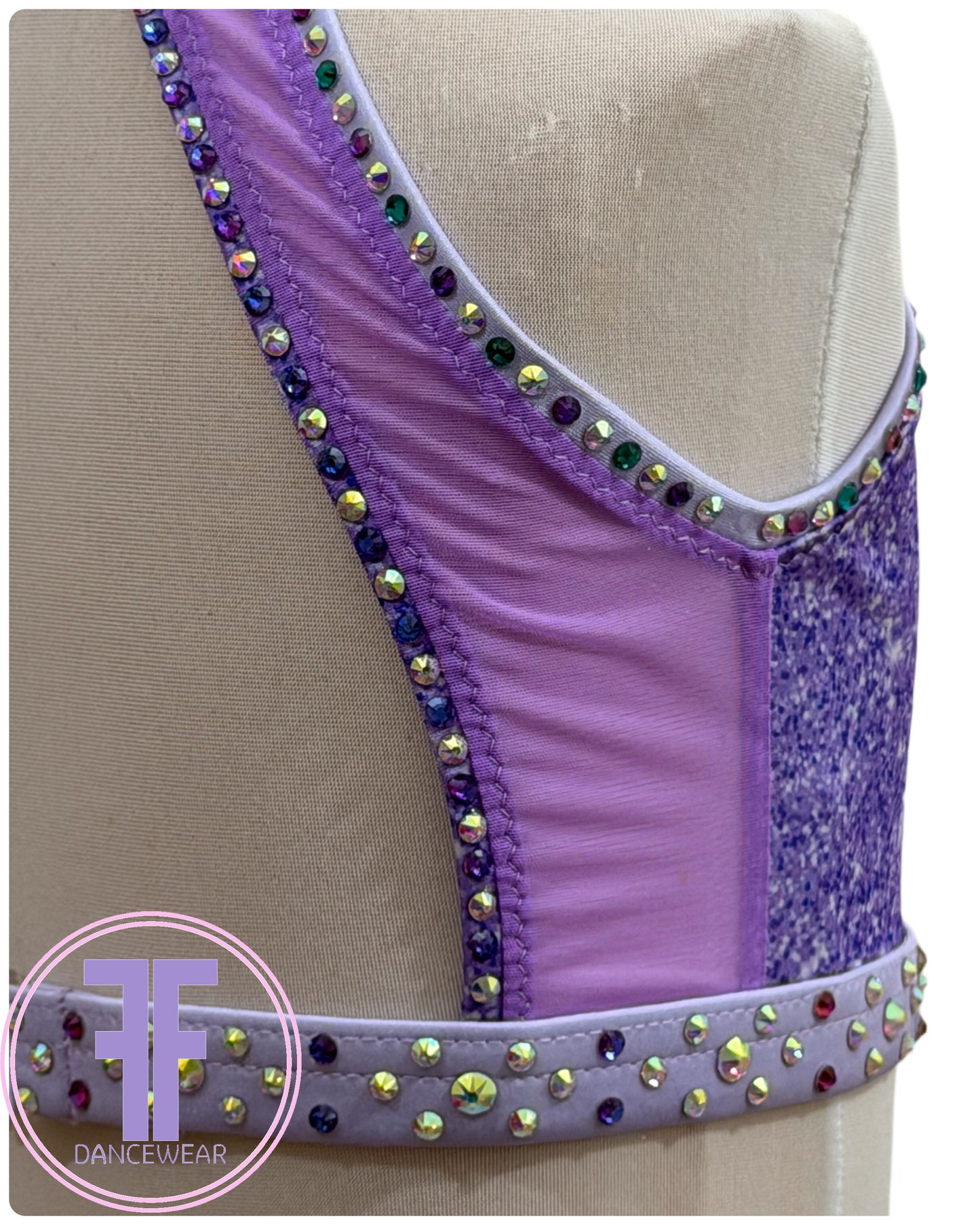 Bespoke Mermaid Inspired Dance Costume (Size 0 5/6 yrs)