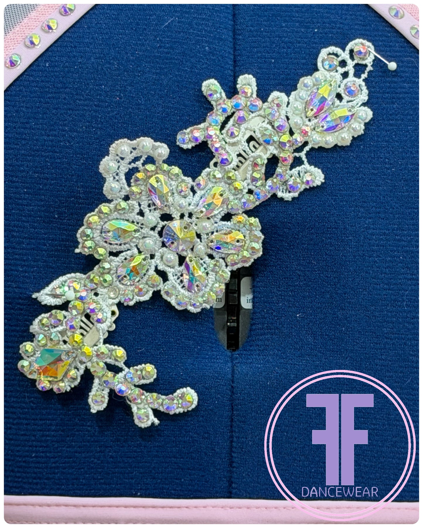 Bespoke Baby Pink Stoned Lyrical / Contemporary Dance Costume (7/8 yrs)