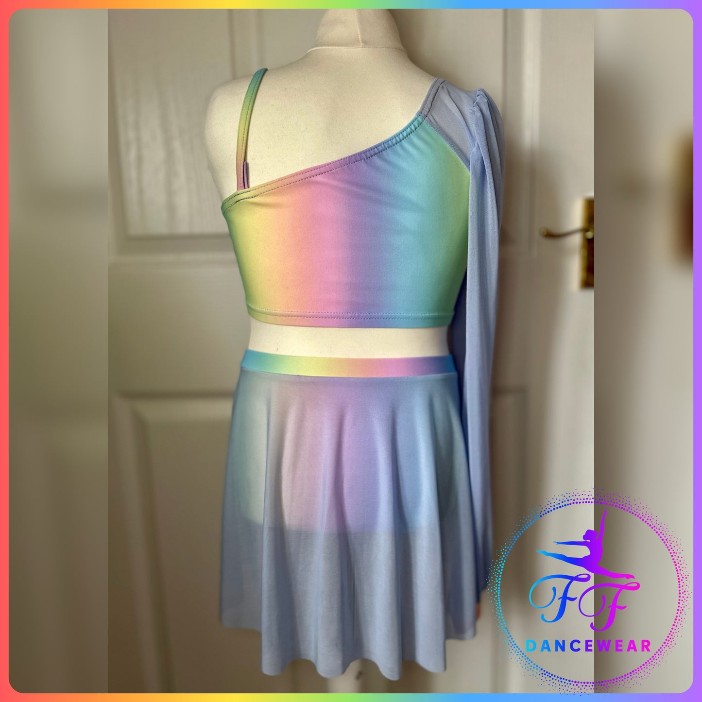 MELODY - Pastel Rainbow Lyrical / Contemporary Dance Costume