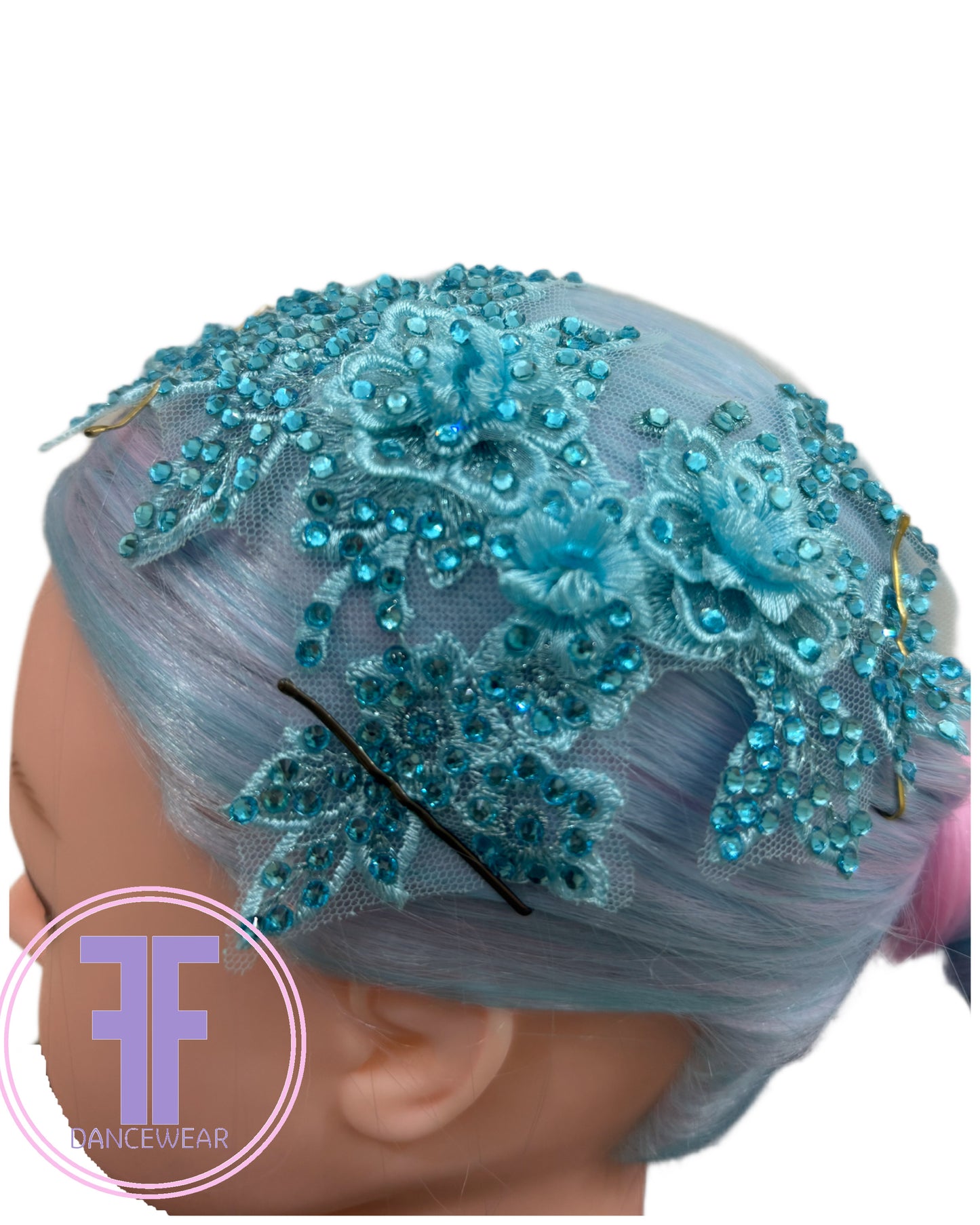 Crystal Lace Hair Piece