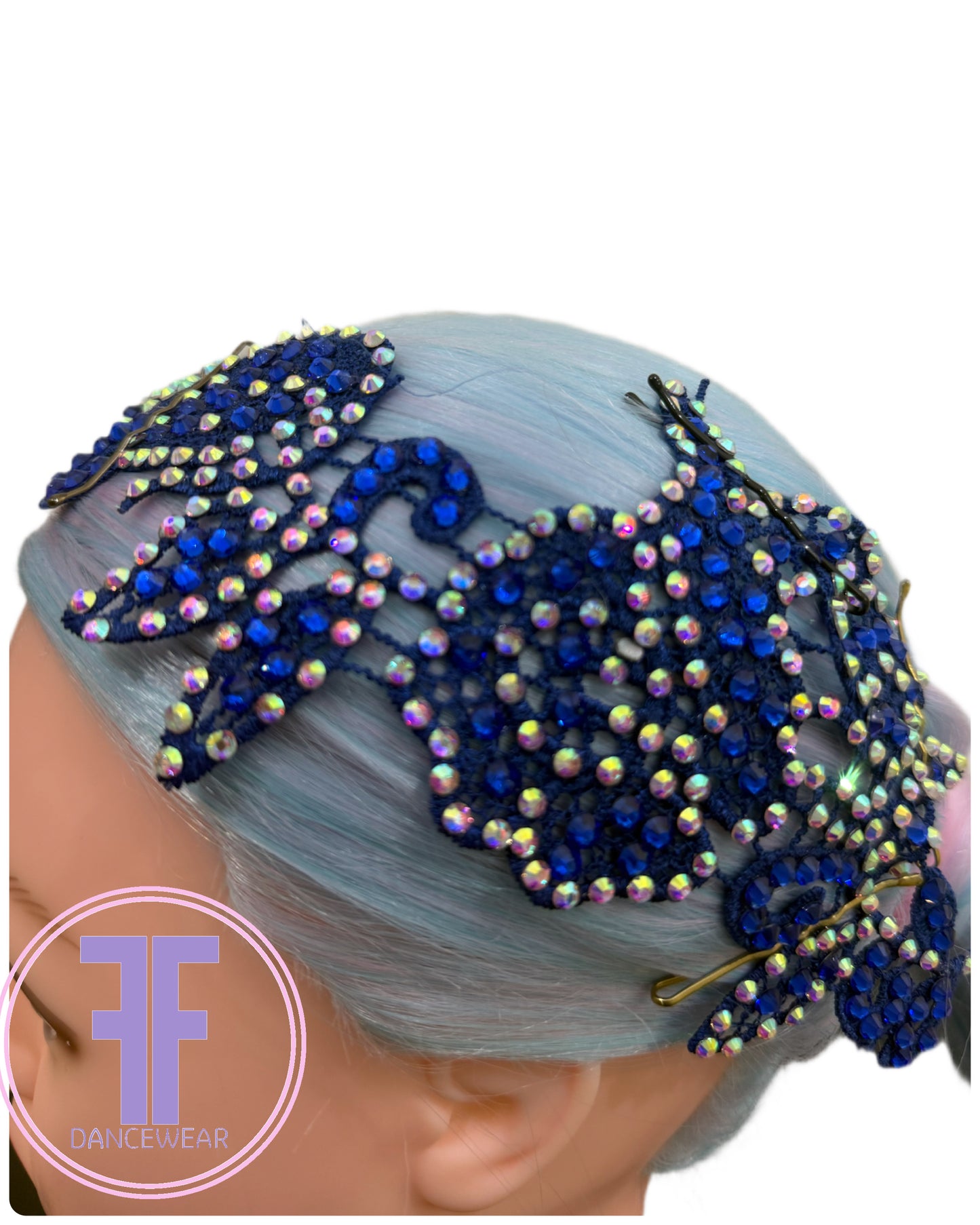 Crystal Lace Hair Piece