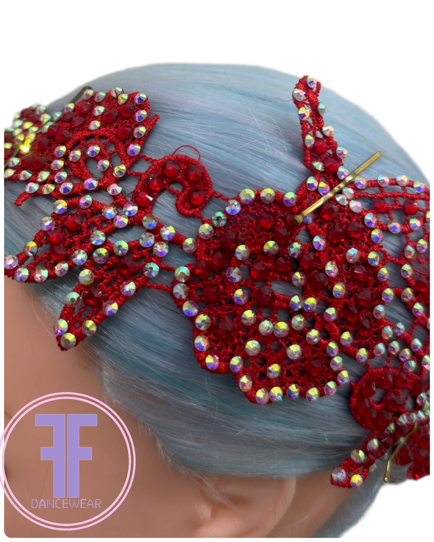 Crystal Lace Hair Piece