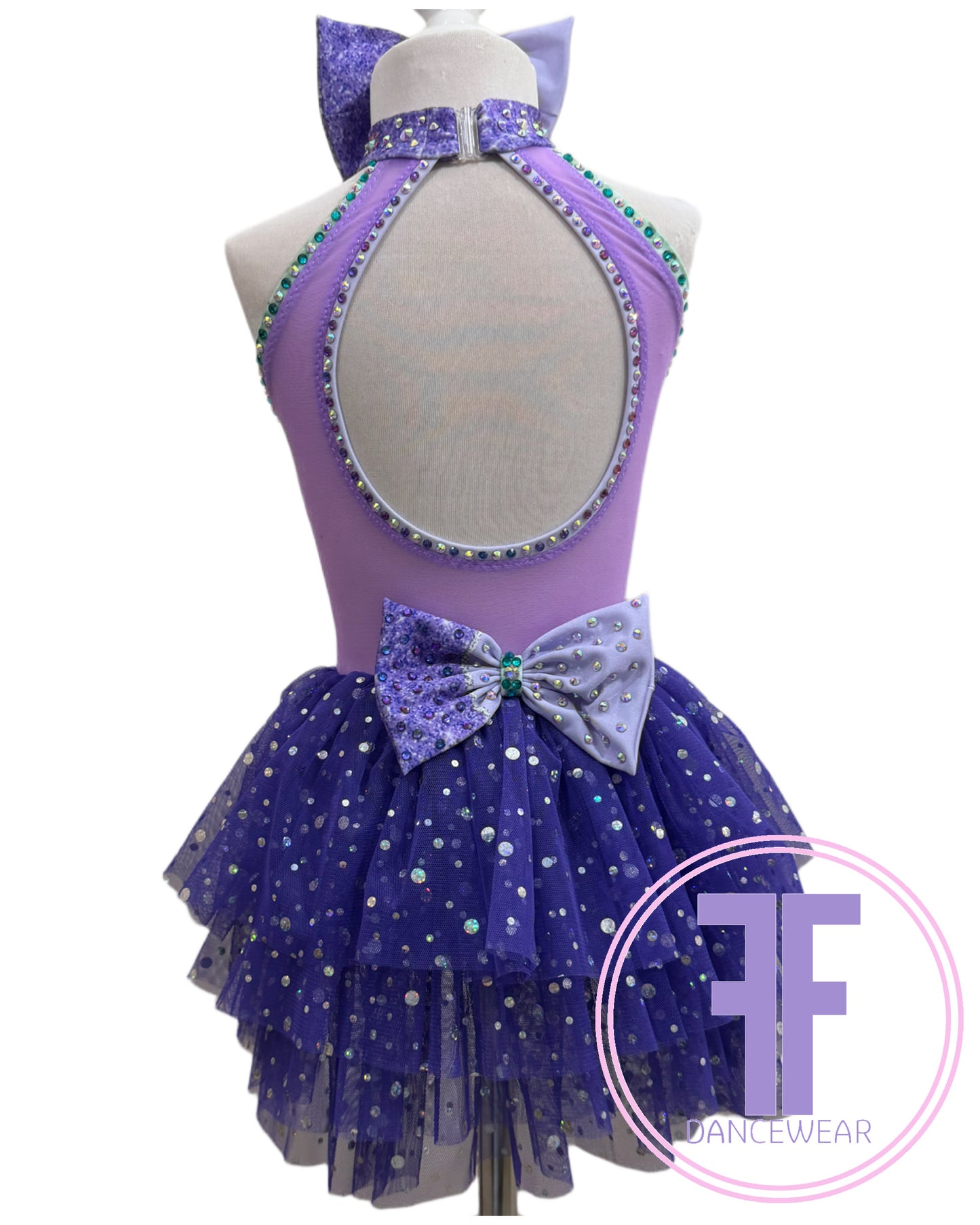 Bespoke Mermaid Inspired Dance Costume (Size 0 5/6 yrs)