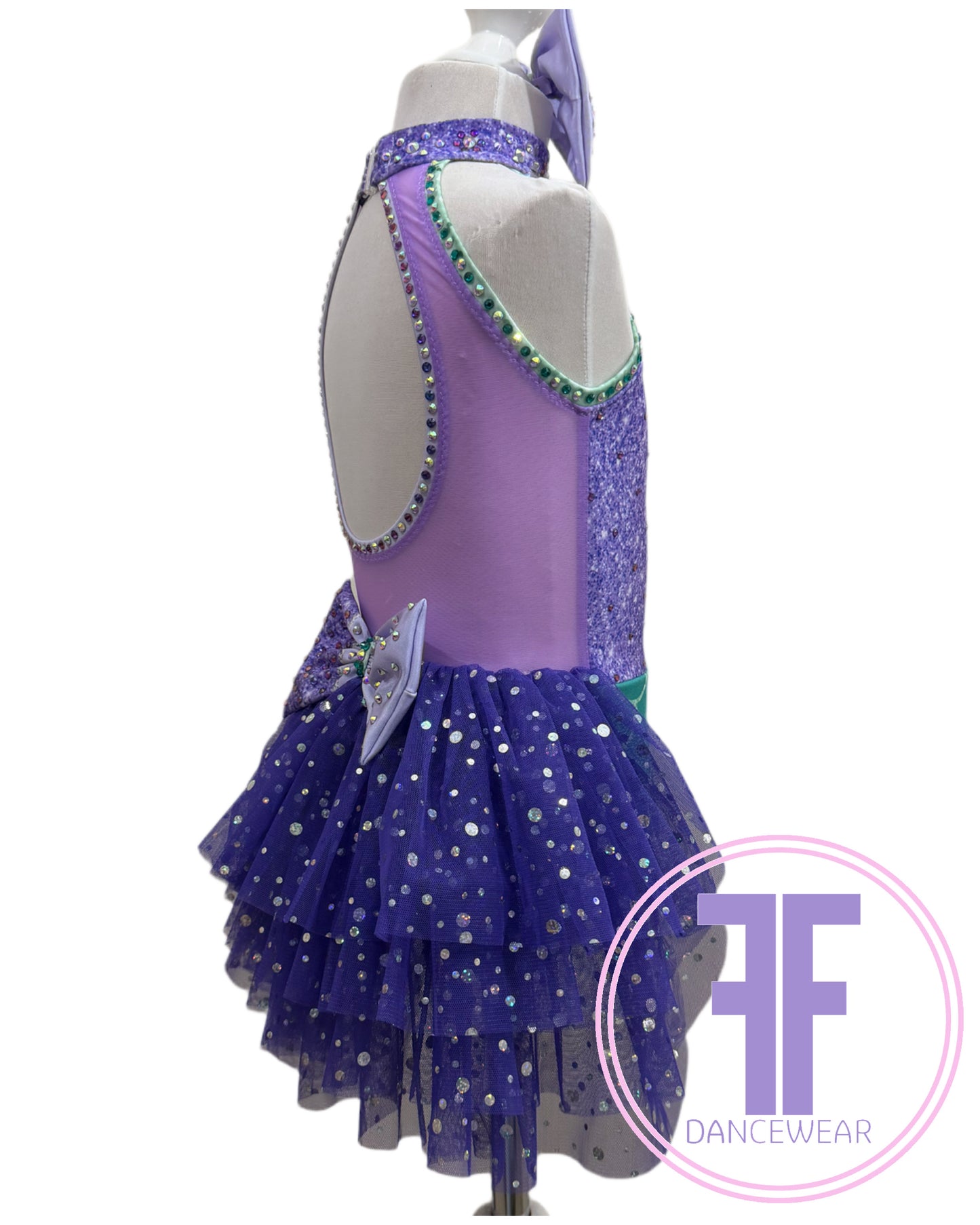 Bespoke Mermaid Inspired Dance Costume (Size 0 5/6 yrs)
