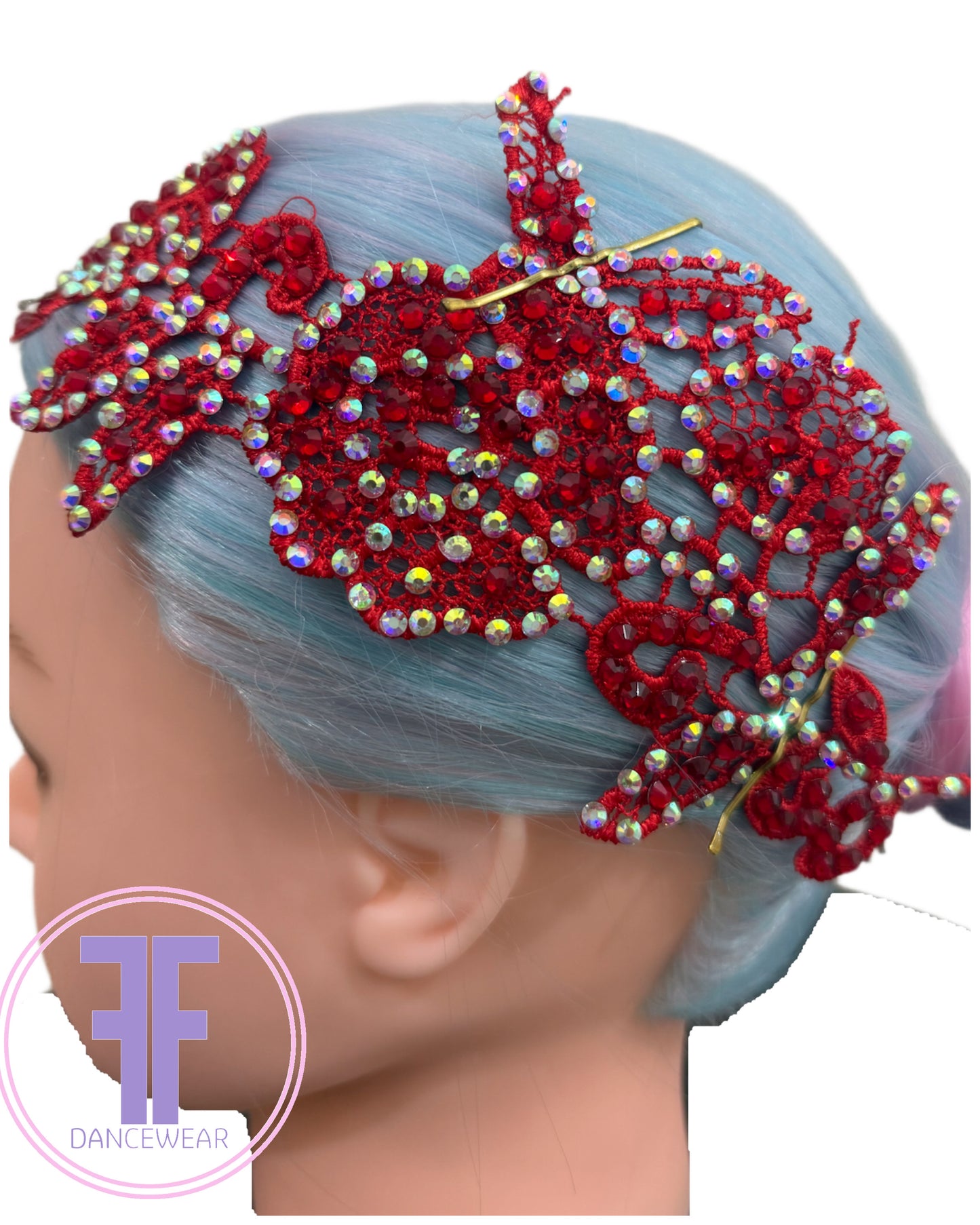 Crystal Lace Hair Piece