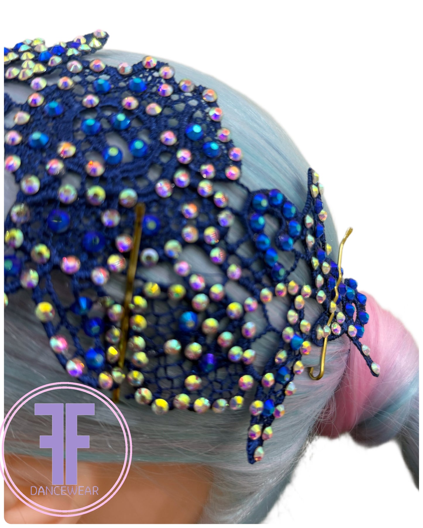 Crystal Lace Hair Piece