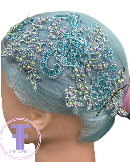 Crystal Lace Hair Piece