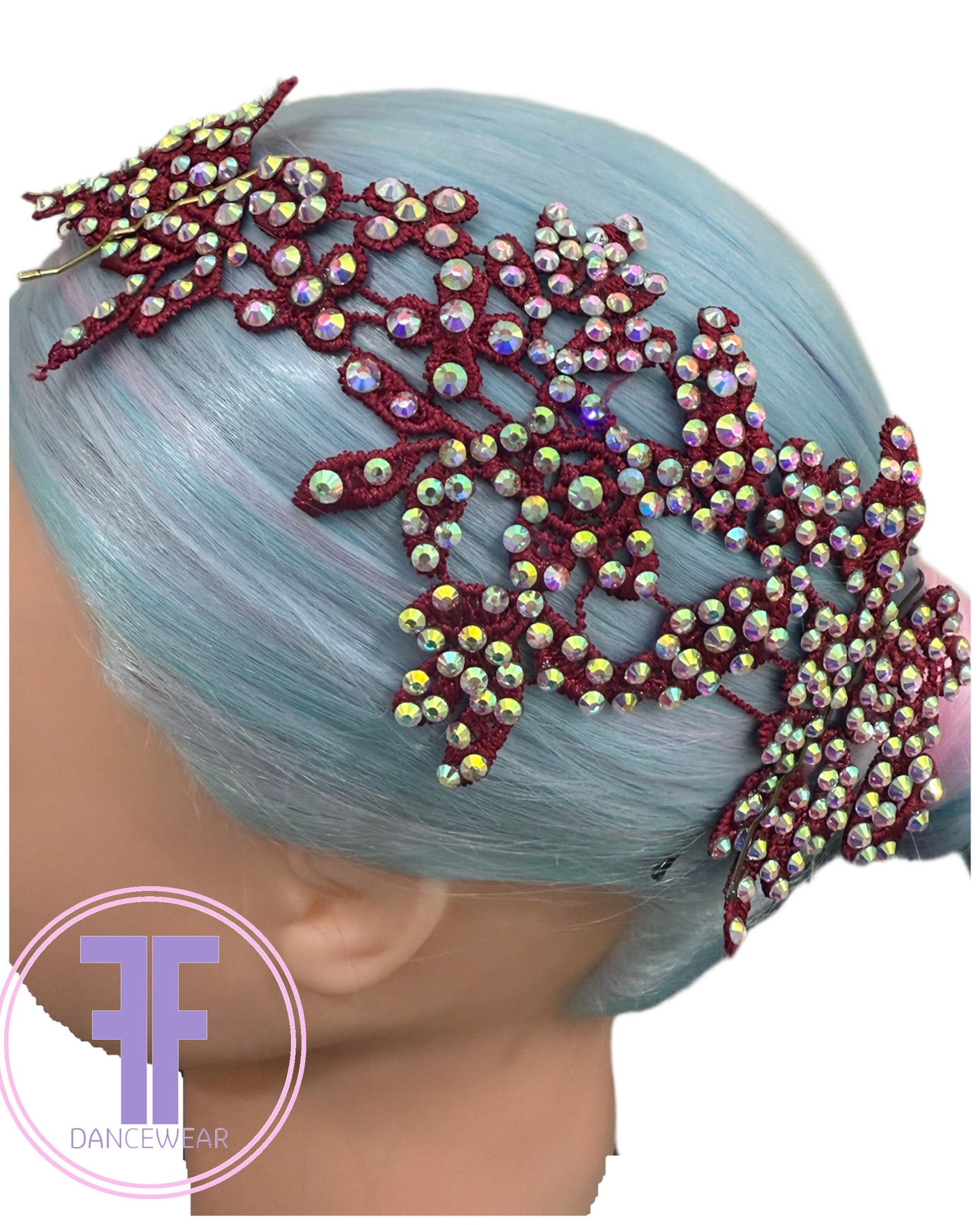 Crystal Lace Hair Piece