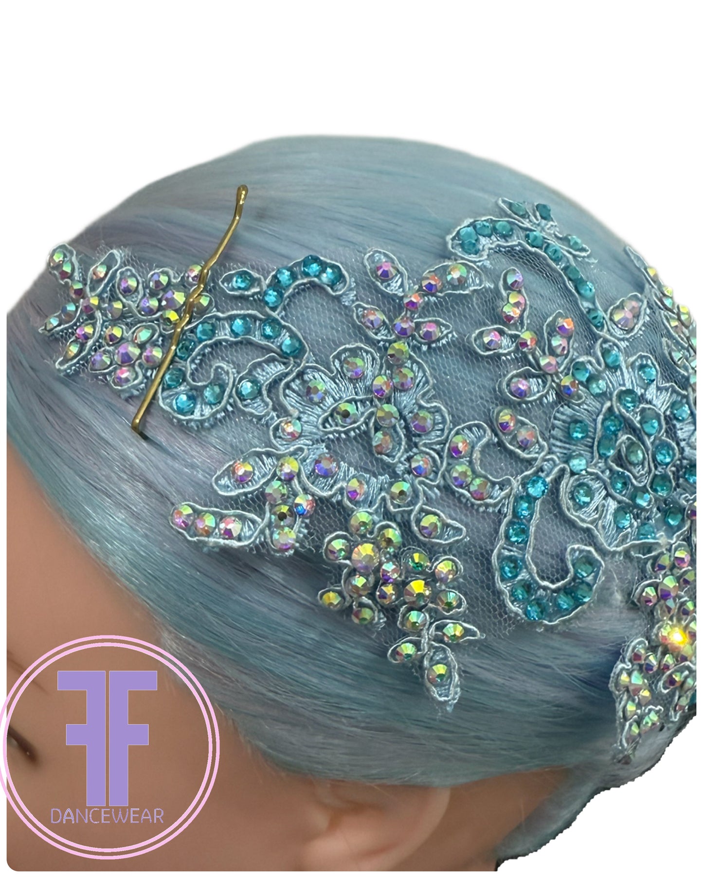 Crystal Lace Hair Piece
