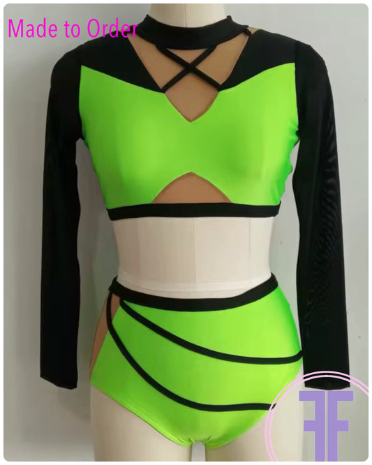 JOLENE - Modern Jazz Dance Costume (Child & Adult Sizes)