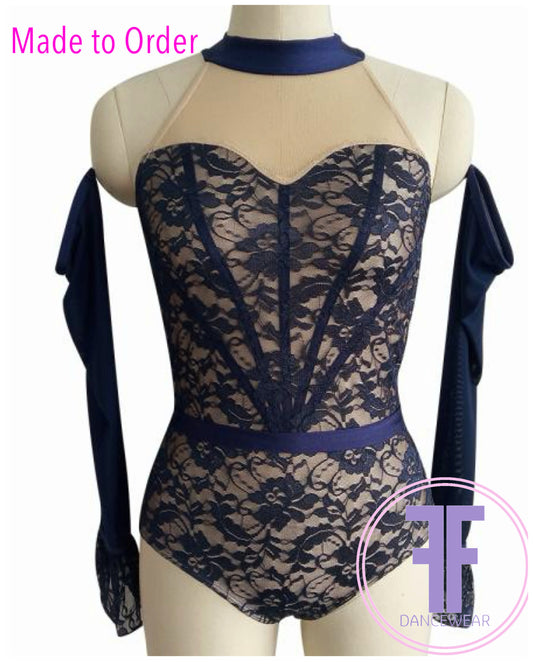 CARA- Lace Leotard (Child & Adult Sizes)