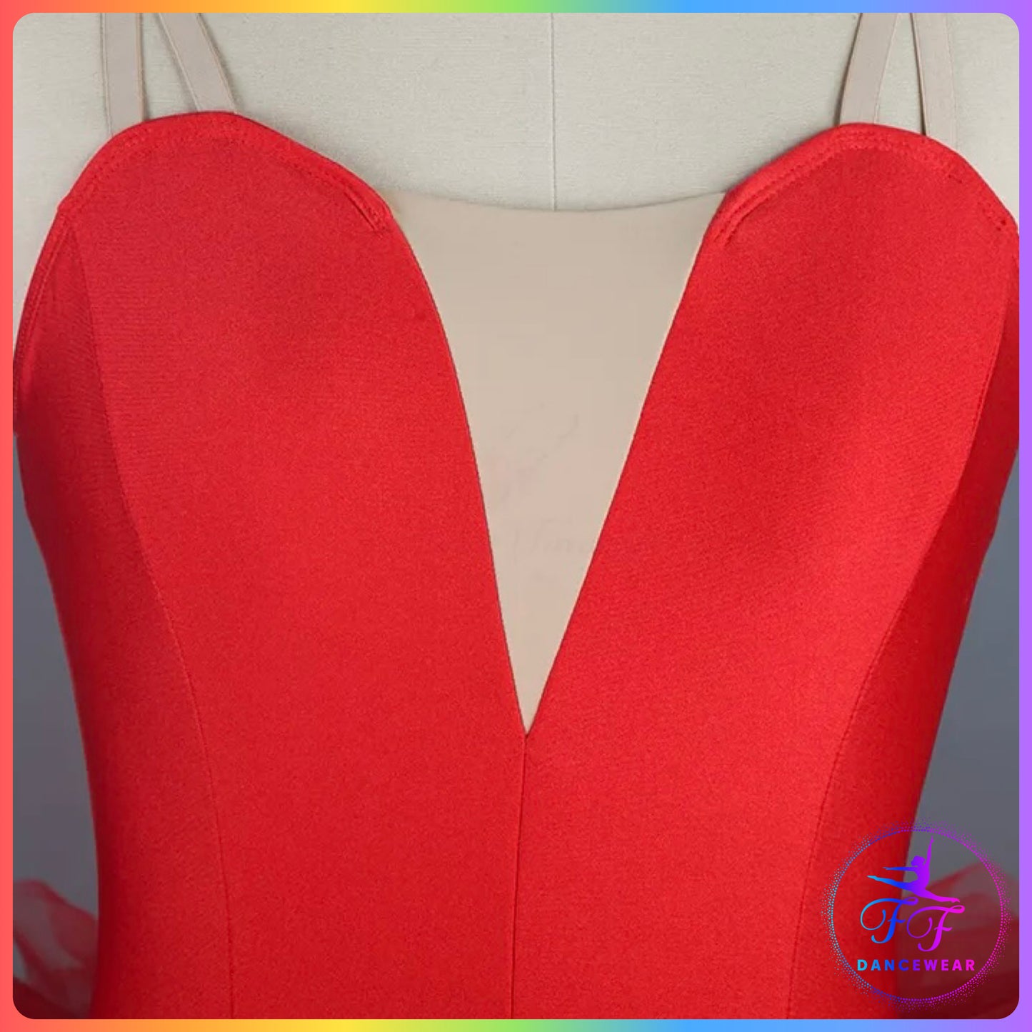 Red Stretch Pancake Ballet Tutu