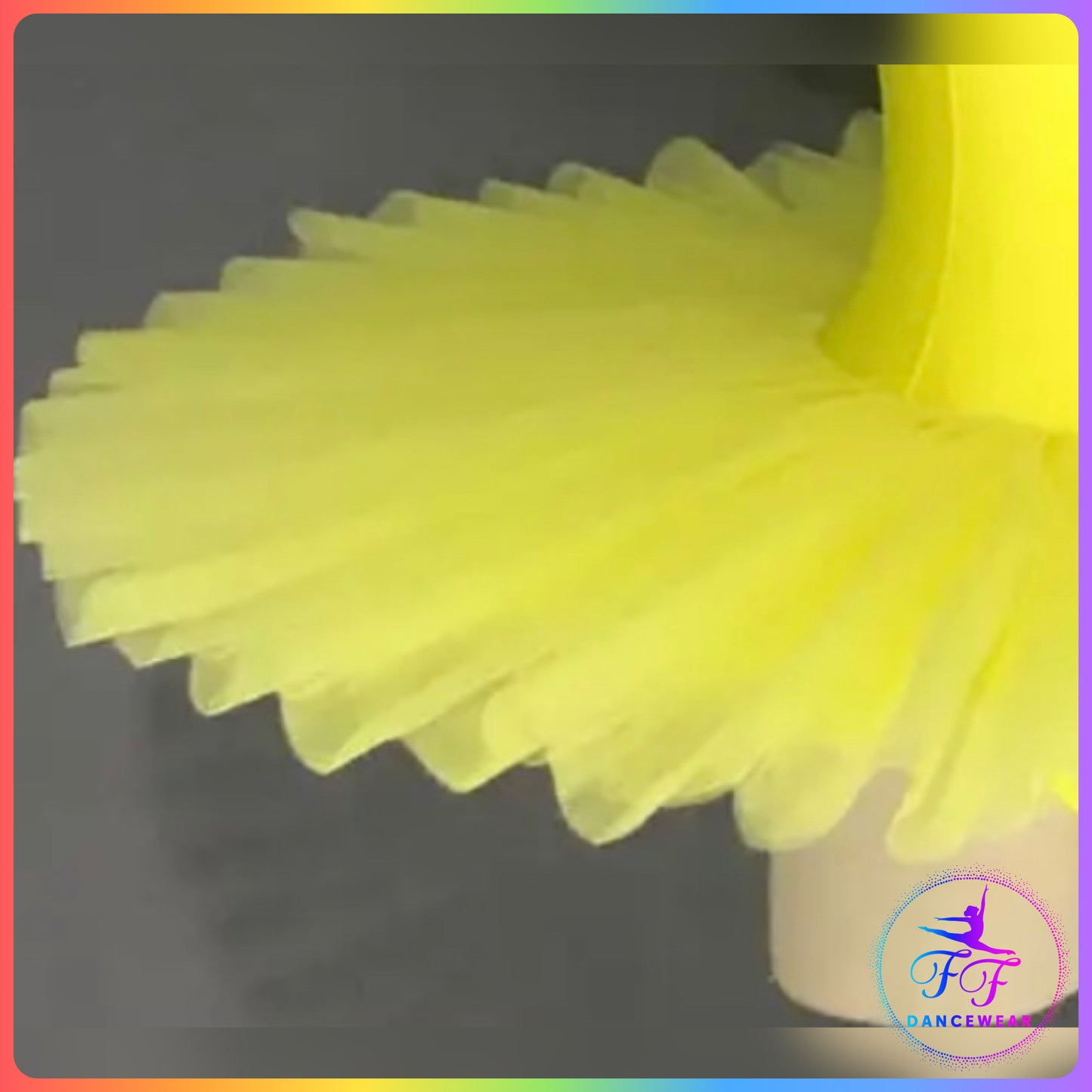 Yellow Stretch Pancake Ballet Tutu