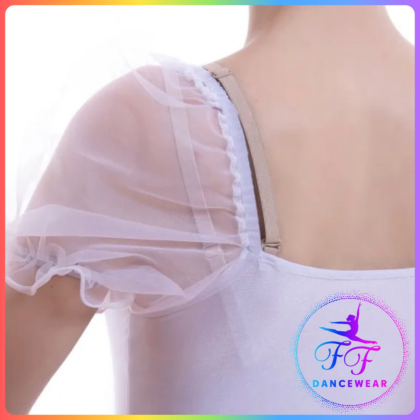 White Puff Sleeve Romantic Ballet Tutu