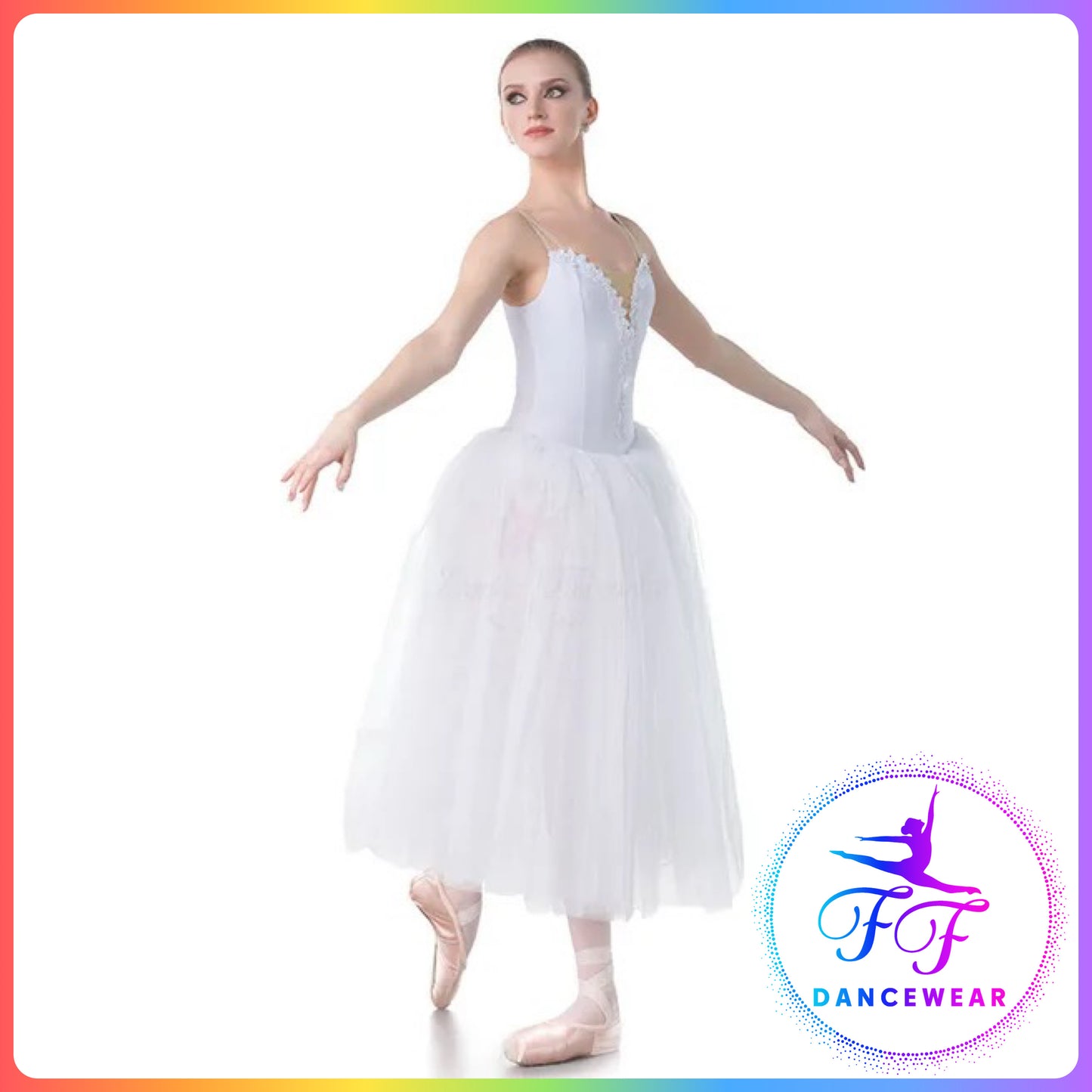 White Camisole Romantic Ballet Tutu
