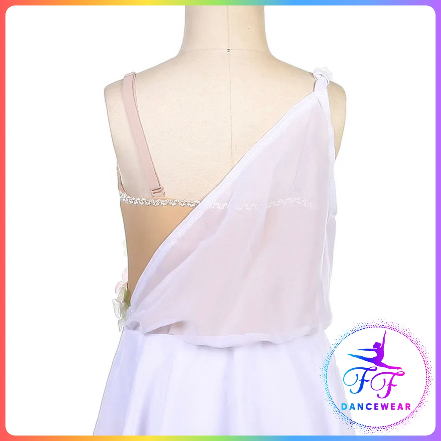 White Floral Ballet Dress (Child & Adult Sizes)