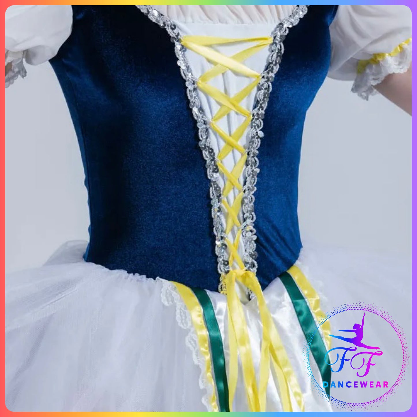 Dark Blue Velvet Bodice Romantic Tutu (Child & Adult Sizes)