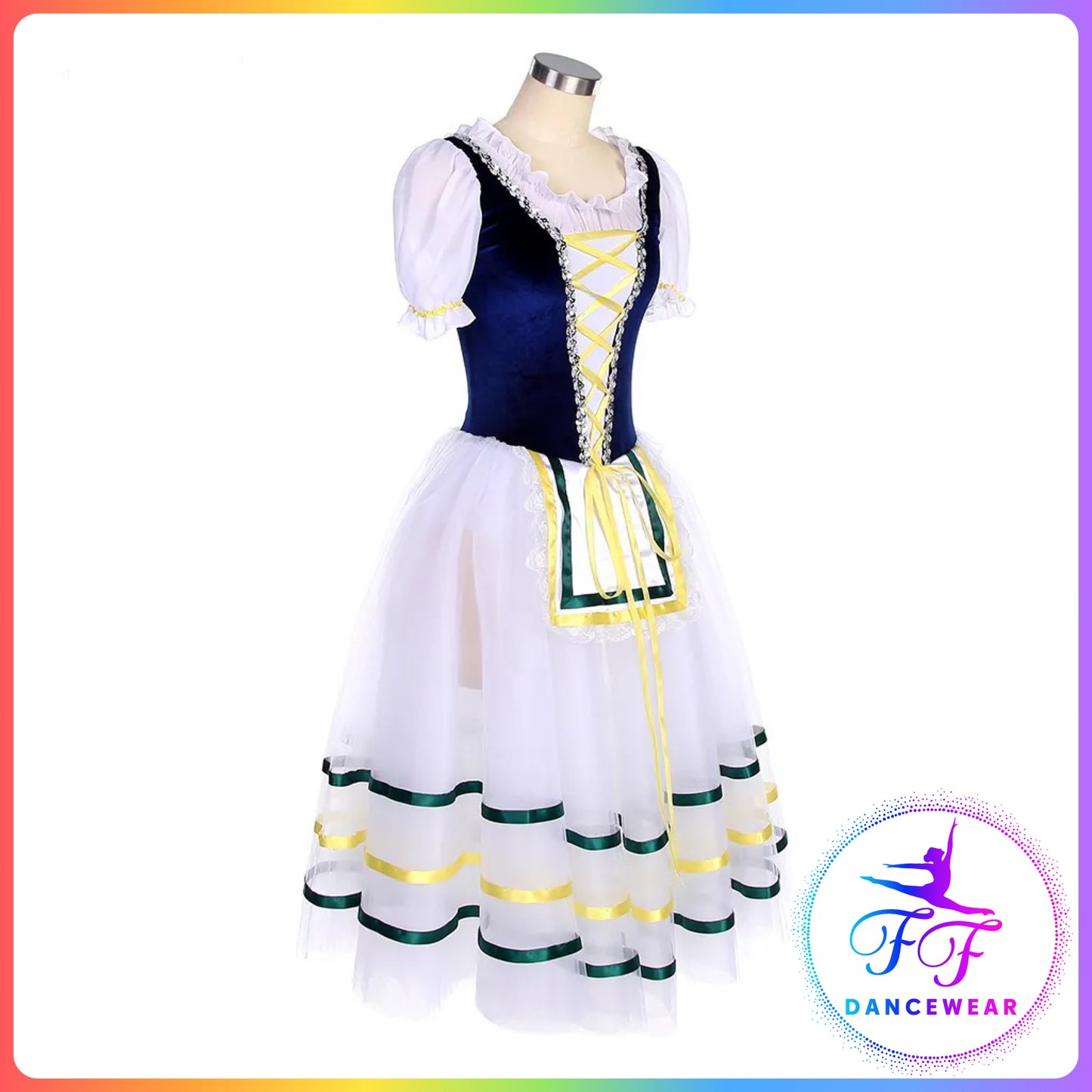 Dark Blue Velvet Bodice Romantic Tutu (Child & Adult Sizes)