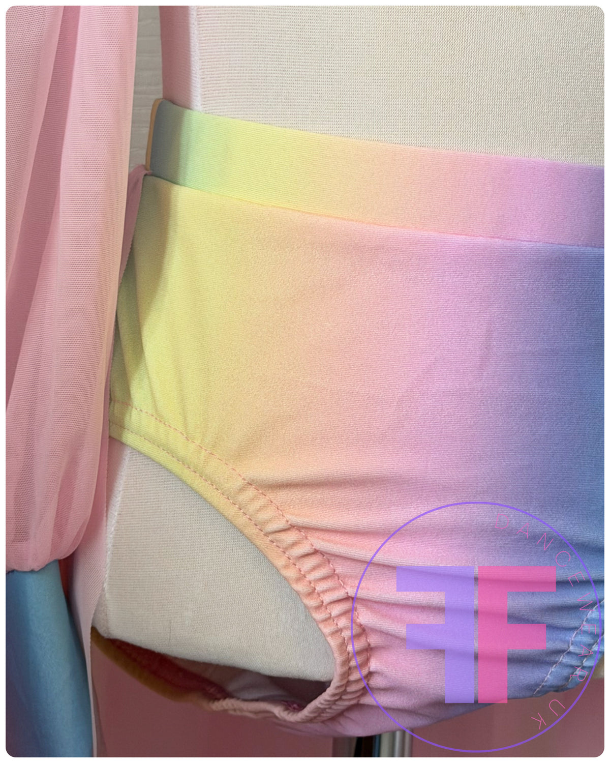ANNA - Pastel Rainbow Sleeved Crop & Pants (Child & Adult Sizes)
