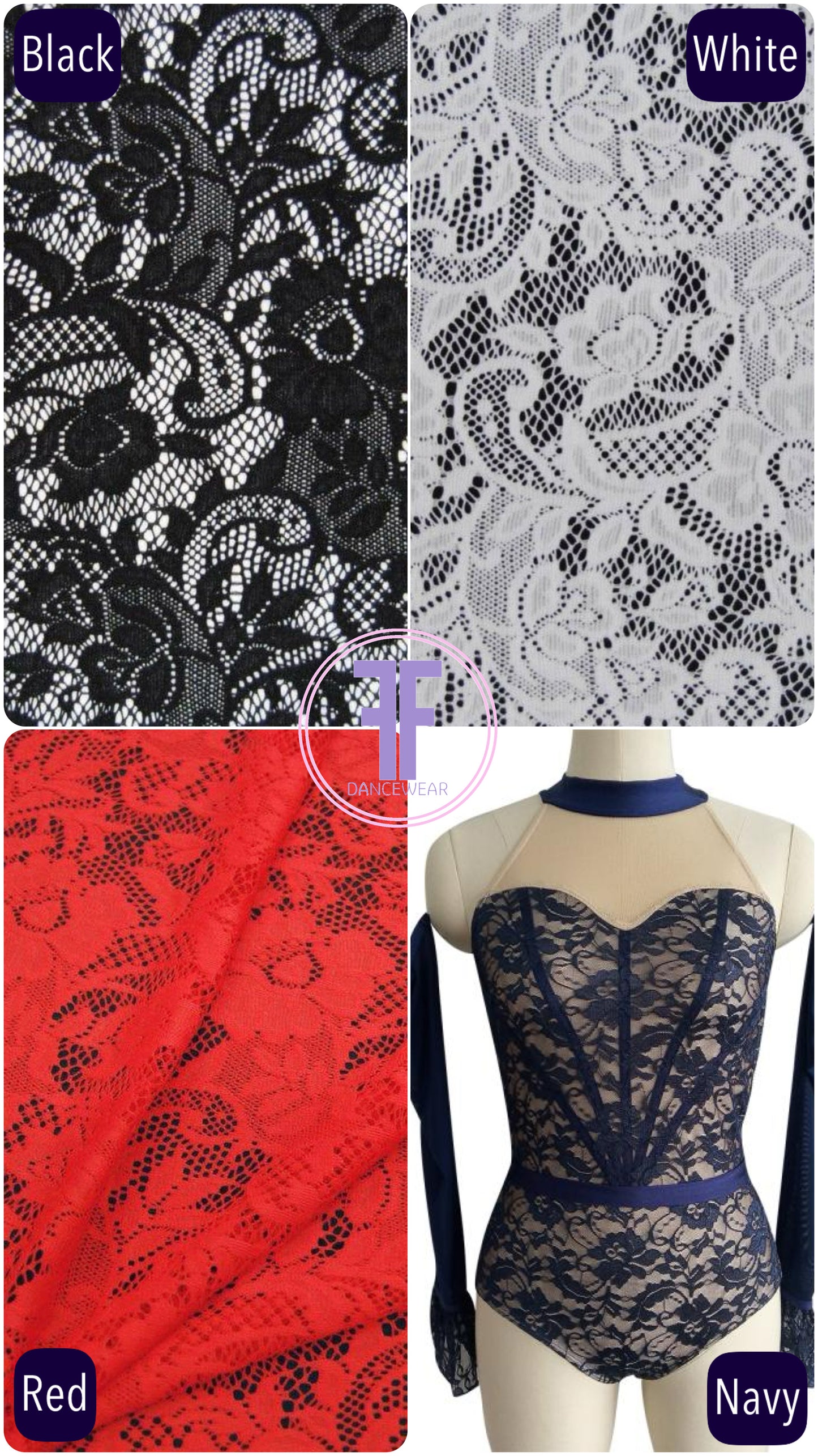 CARA- Lace Leotard (Child & Adult Sizes)