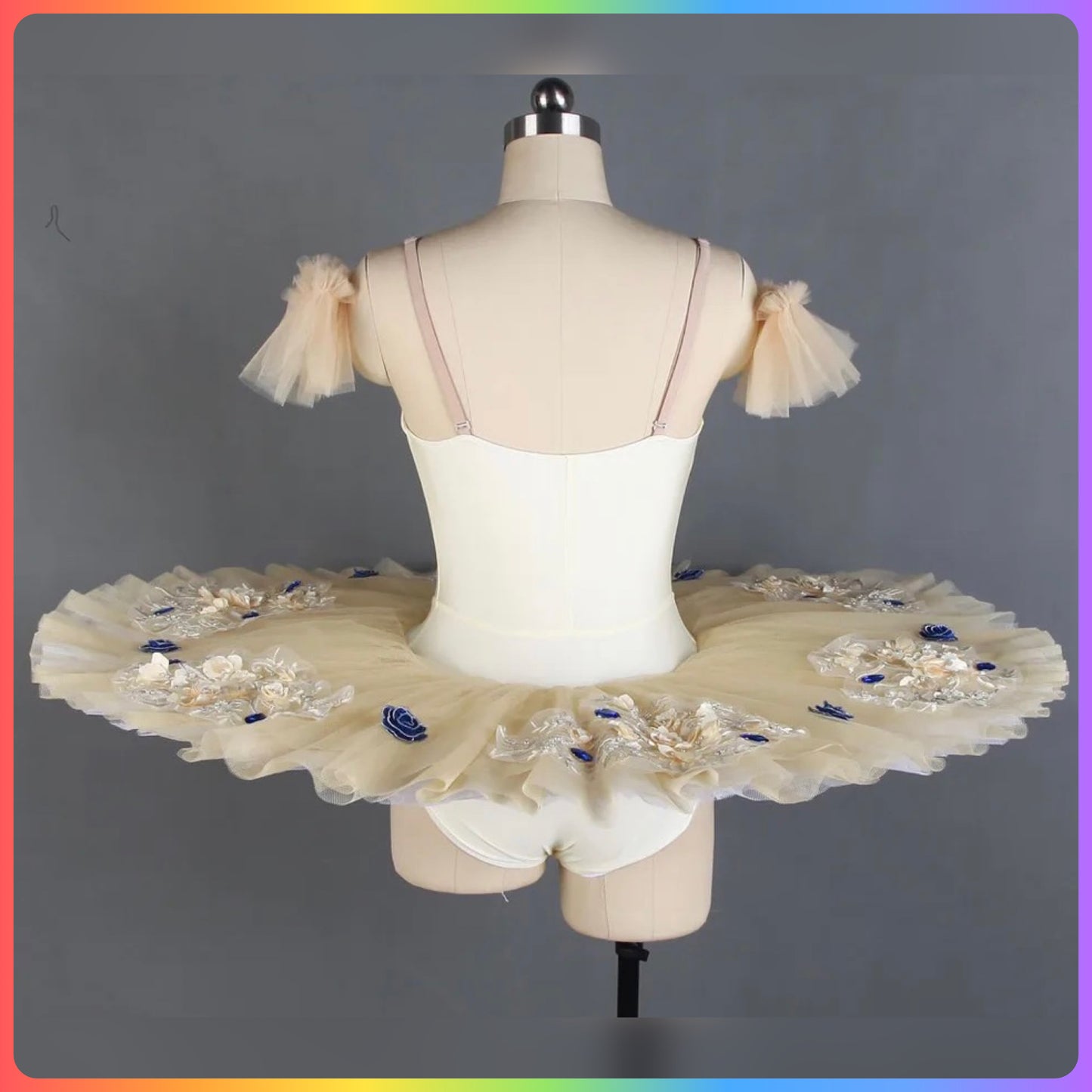 Ivory Velvet Professional Ballet Pancake Tutu (Child & Adult Sizes)