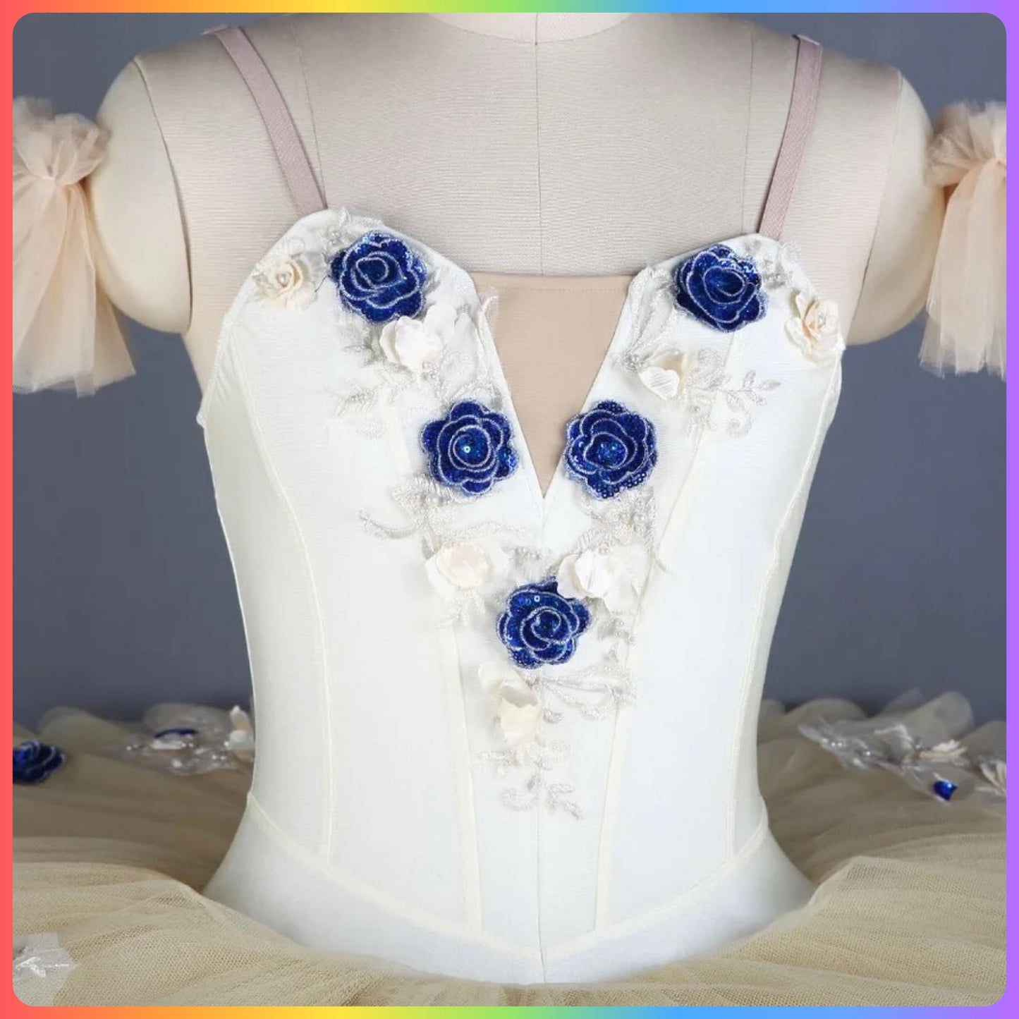 Ivory Velvet Professional Ballet Pancake Tutu (Child & Adult Sizes)