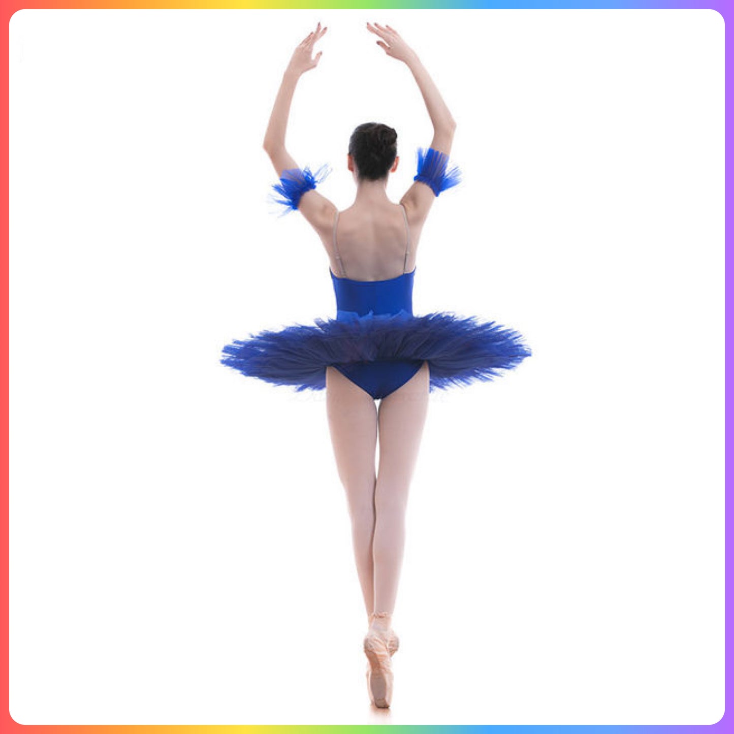 Blue/Gold or Yellow/Silver Pre-Professional Ballet Pancake Tutu (Child & Adult Sizes)