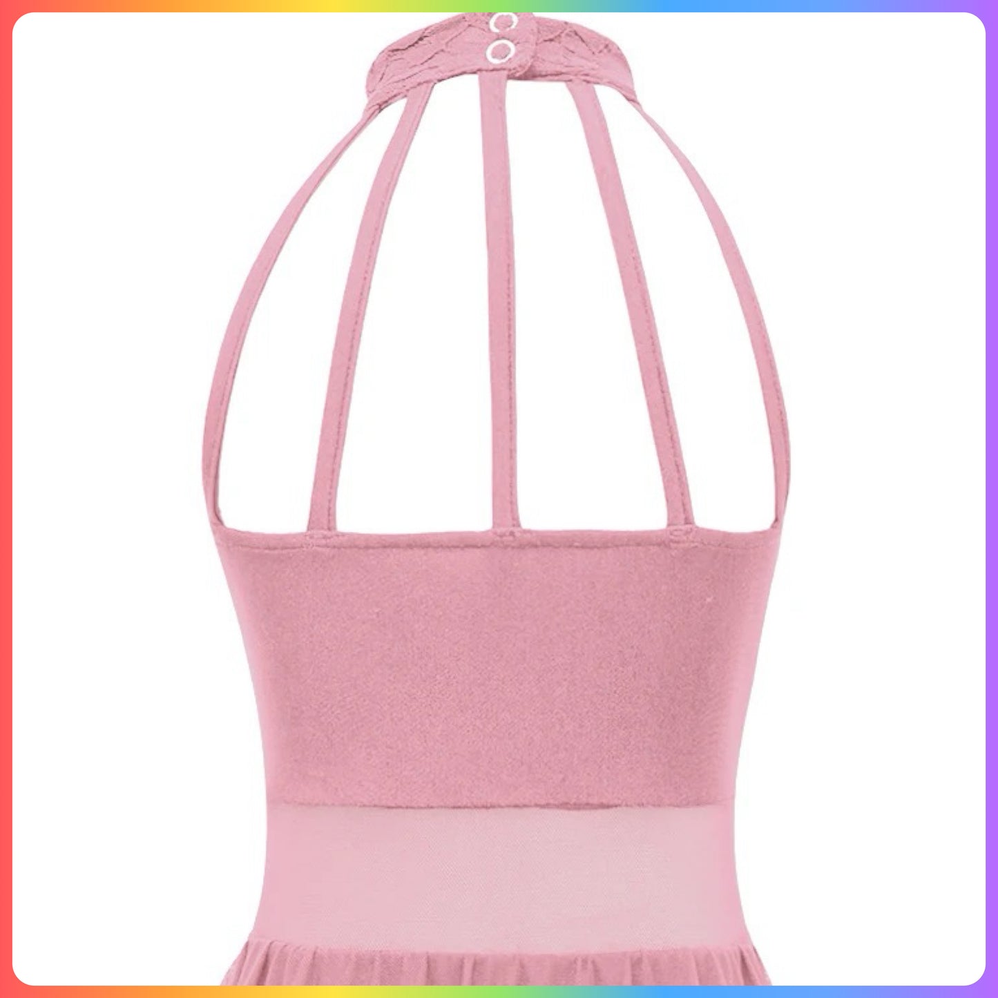 Girls Sleeveless Lace Lyrical / Contemporary Skirted Leotard