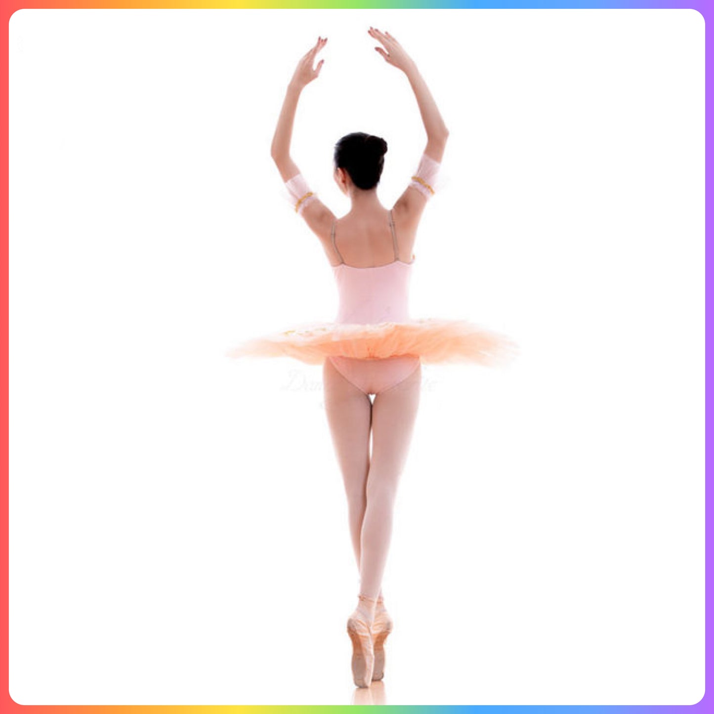 Pink/Blue & Gold Pre-Professional Ballet Pancake Tutu (Child & Adult Sizes)