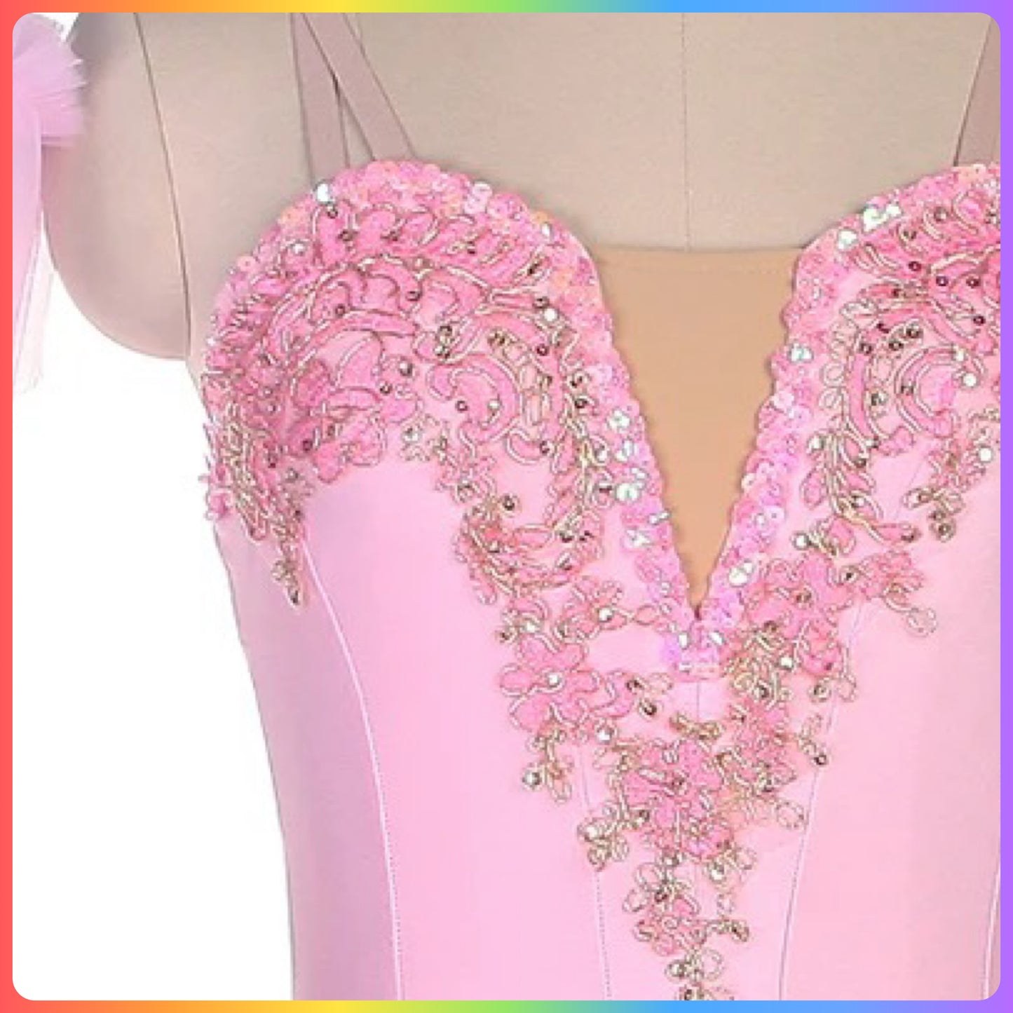 Pale Pink Sequin Trim Professional Ballet Pancake Tutu (Child & Adult Sizes)