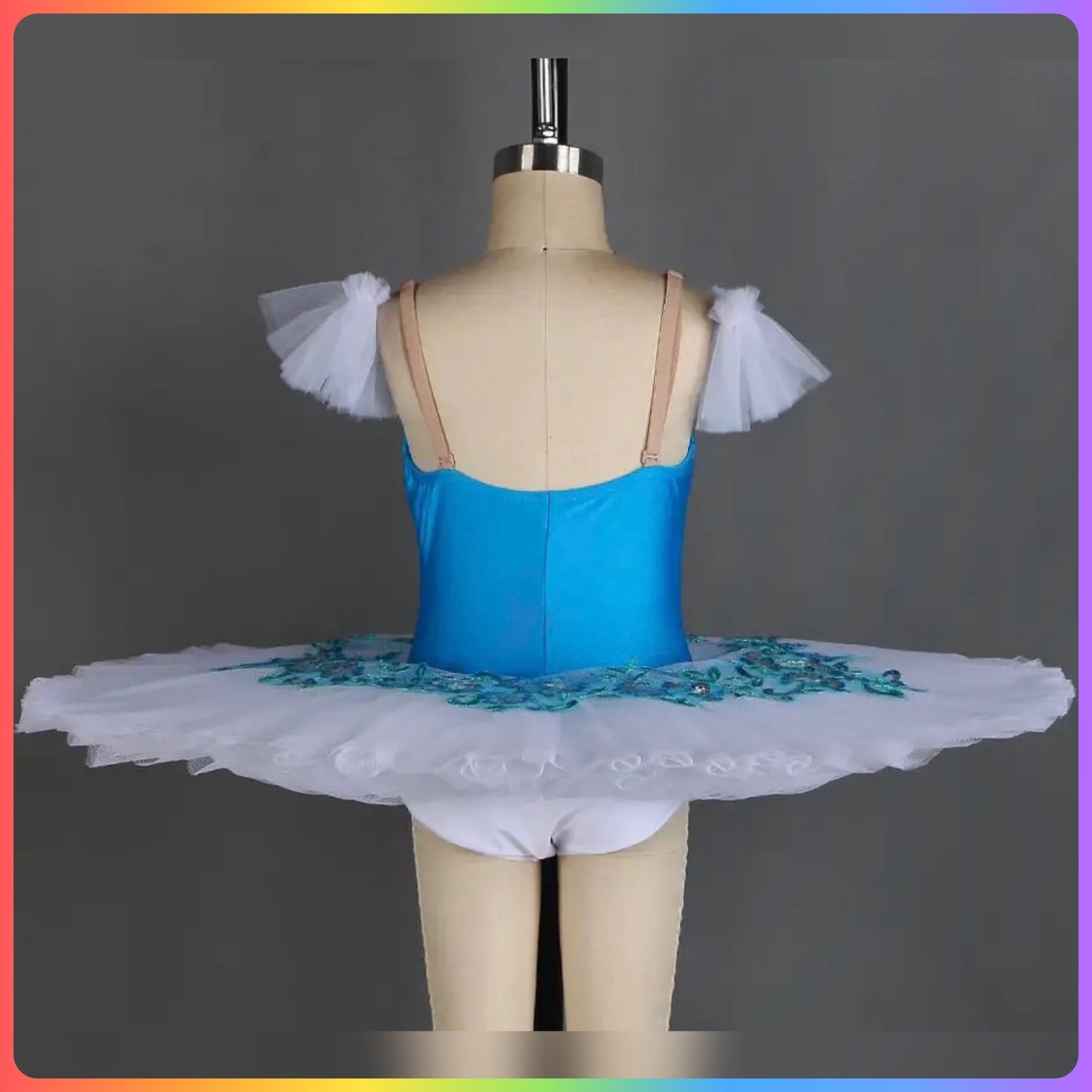 Blue Turquoise Professional Ballet Pancake Tutu (Child & Adult Sizes)