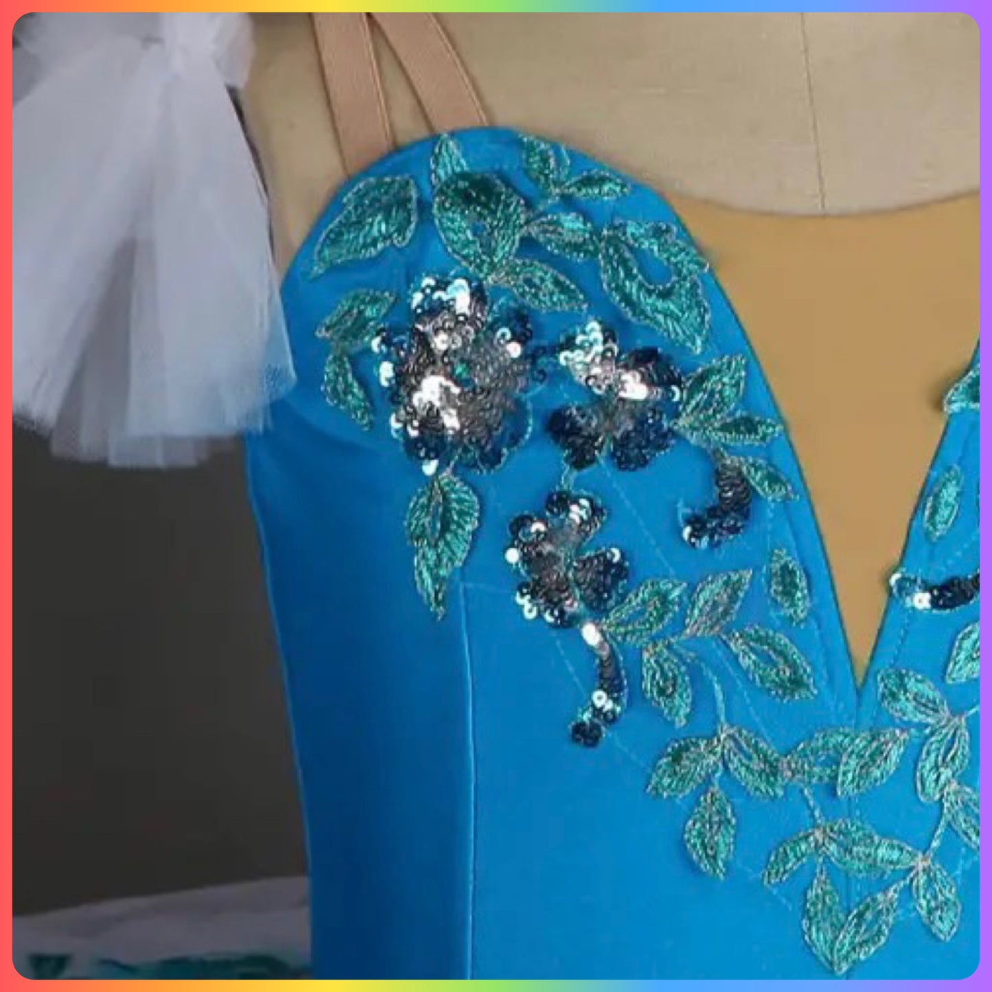 Blue Turquoise Professional Ballet Pancake Tutu (Child & Adult Sizes)