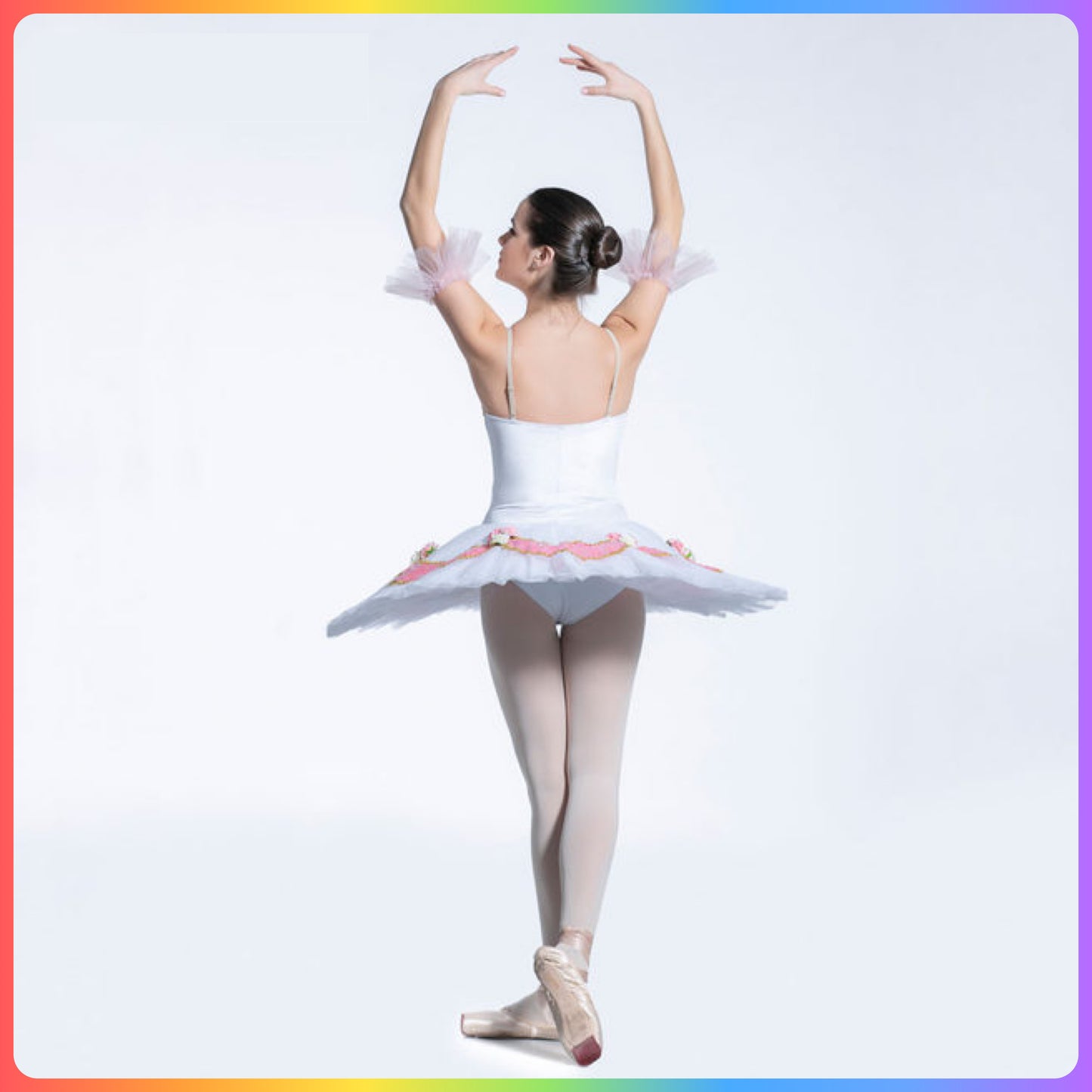 Velvet & Sequin Professional Ballet Pancake Tutu in Pink or Blue (Child & Adult Sizes)