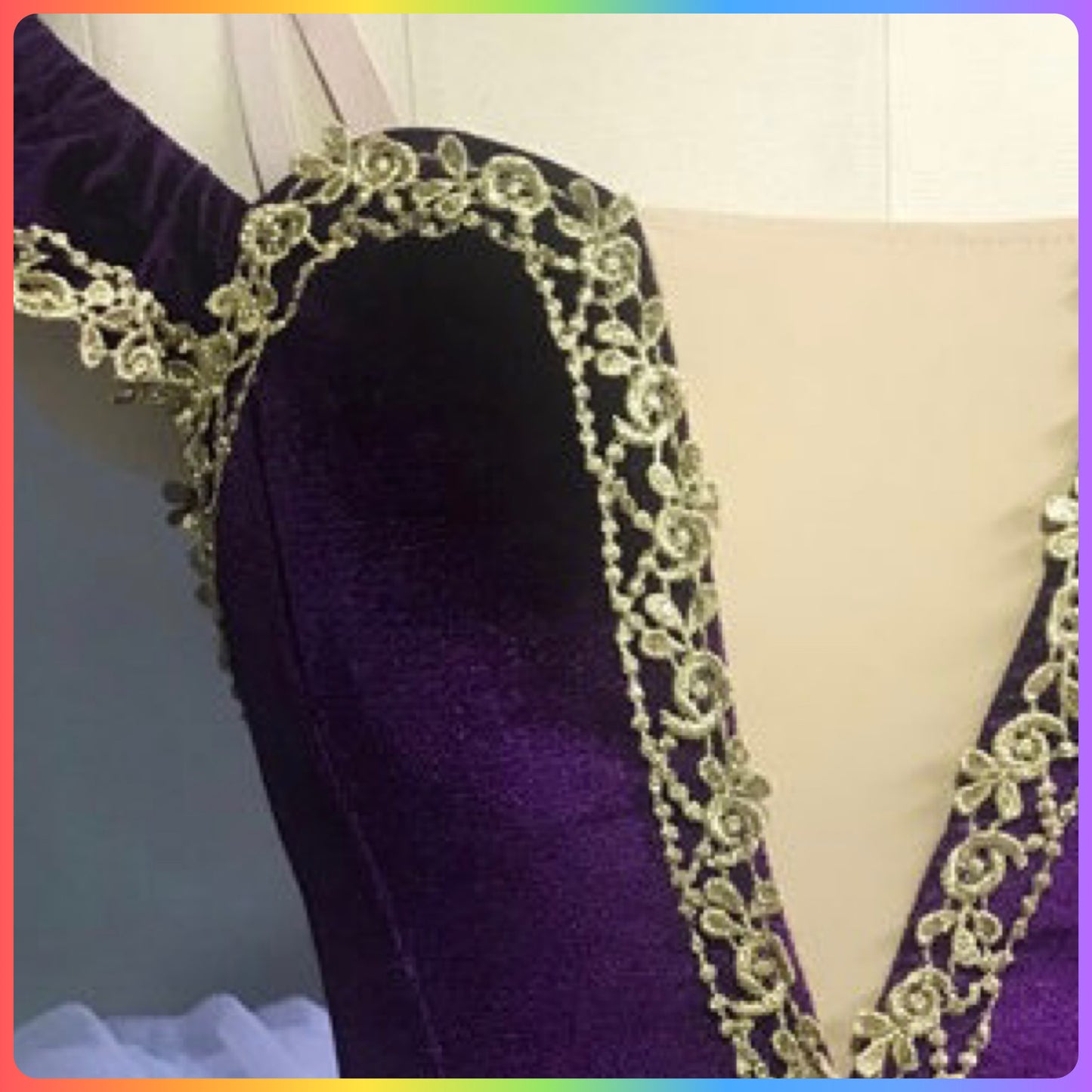 Off the Shoulder Velvet Professional Ballet Pancake Tutu in Red or Purple (Child & Adult Sizes)