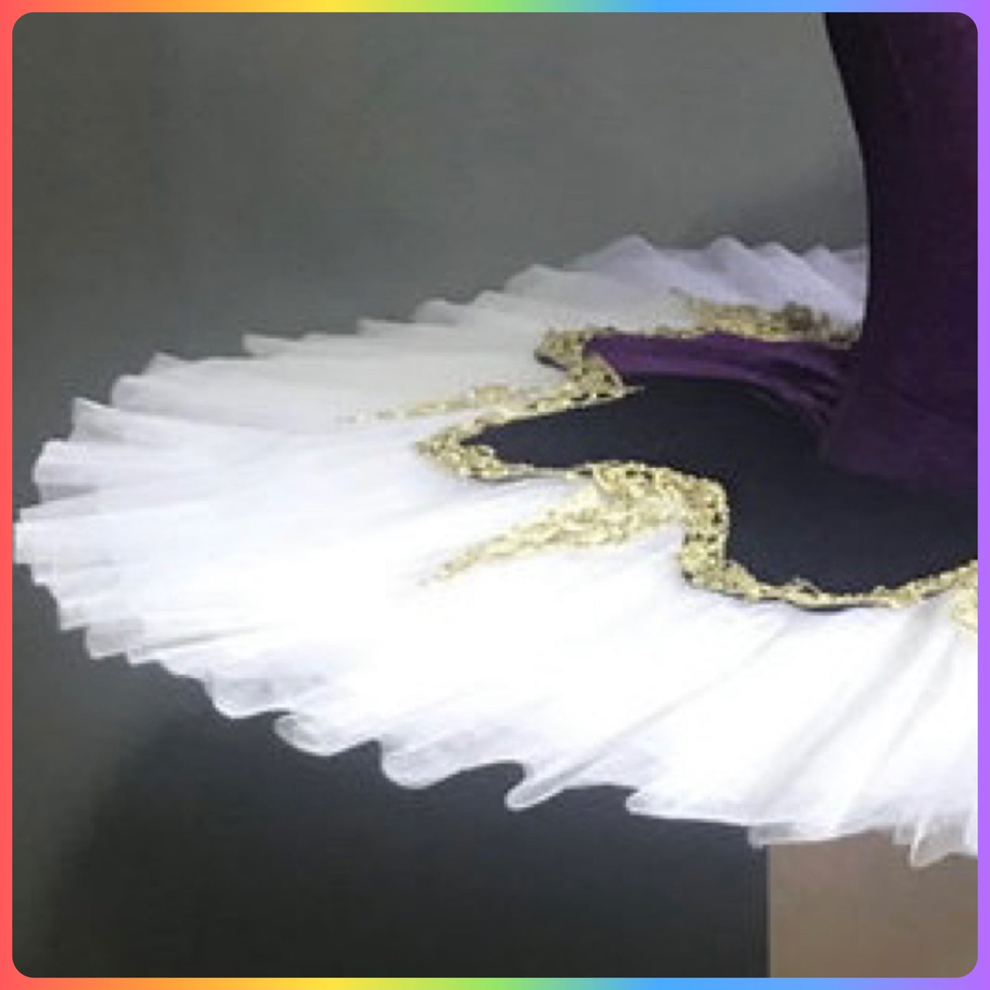 Off the Shoulder Velvet Professional Ballet Pancake Tutu in Red or Purple (Child & Adult Sizes)