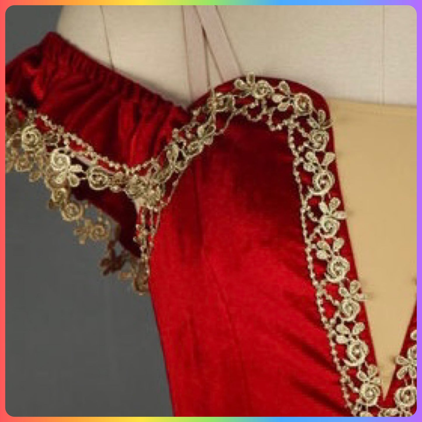 Off the Shoulder Velvet Professional Ballet Pancake Tutu in Red or Purple (Child & Adult Sizes)