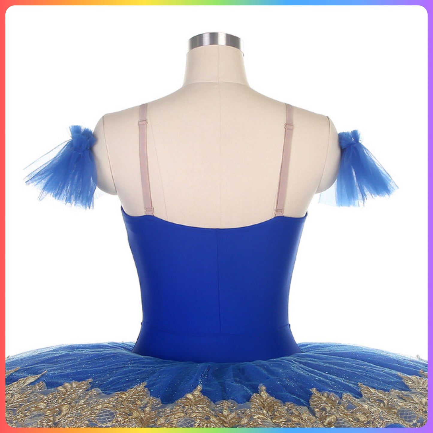 Blue & Gold Professional Ballet Pancake Tutu (Child & Adult Sizes)