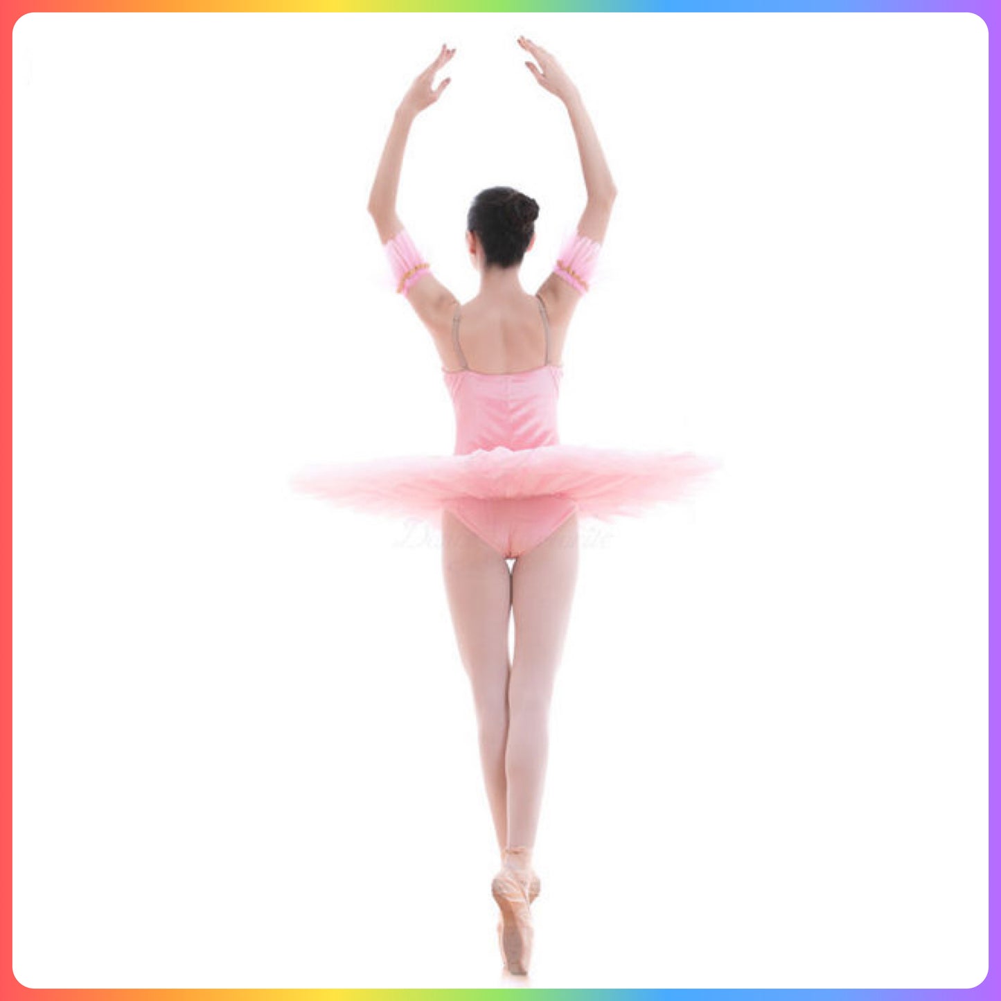 Pink Flower Professional Ballet Pancake Tutu