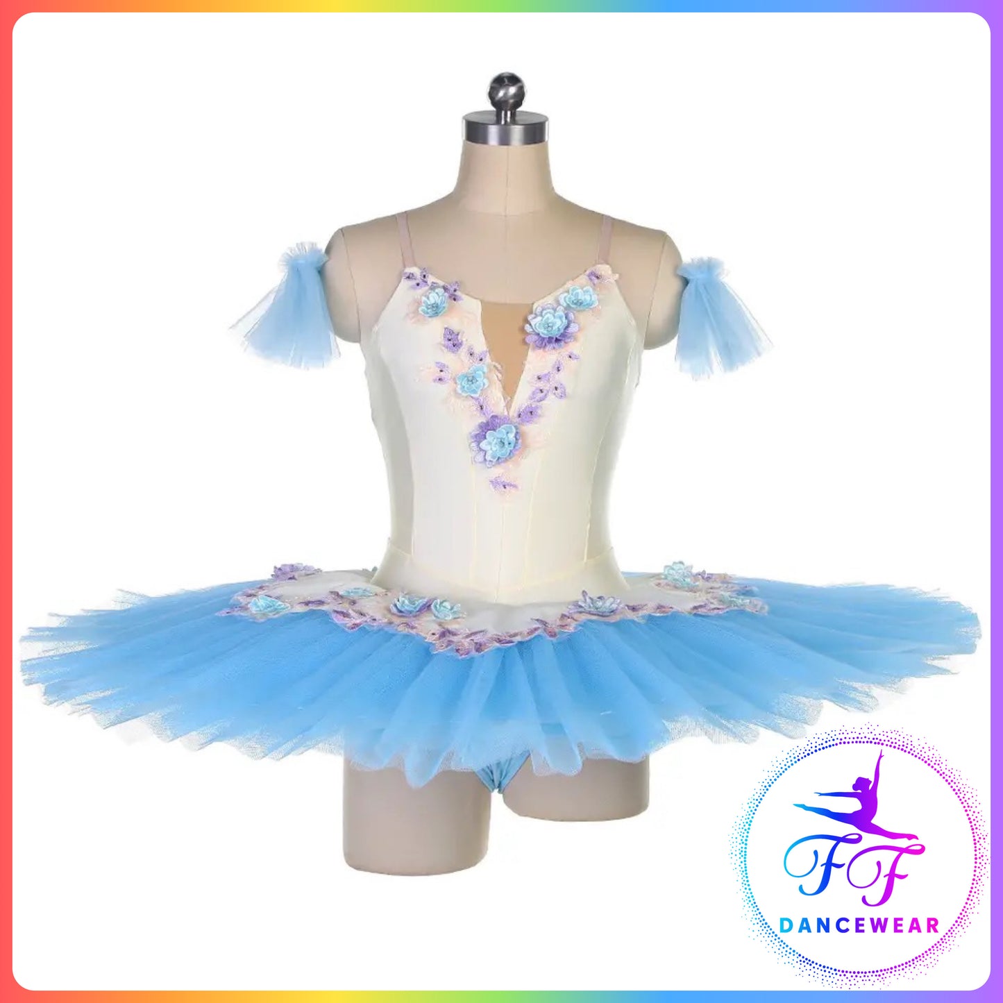Sky Blue Professional Ballet Pancake Tutu (Child & Adult Sizes)