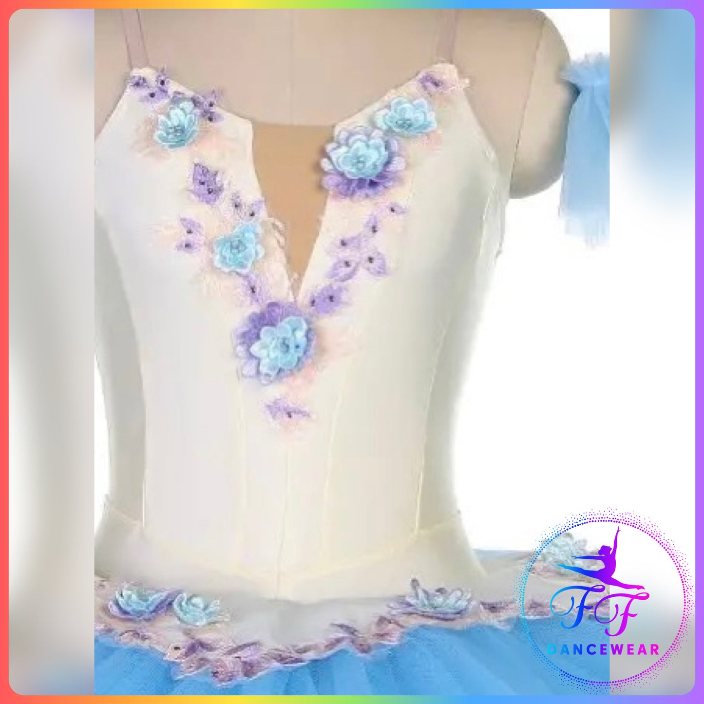 Sky Blue Professional Ballet Pancake Tutu (Child & Adult Sizes)