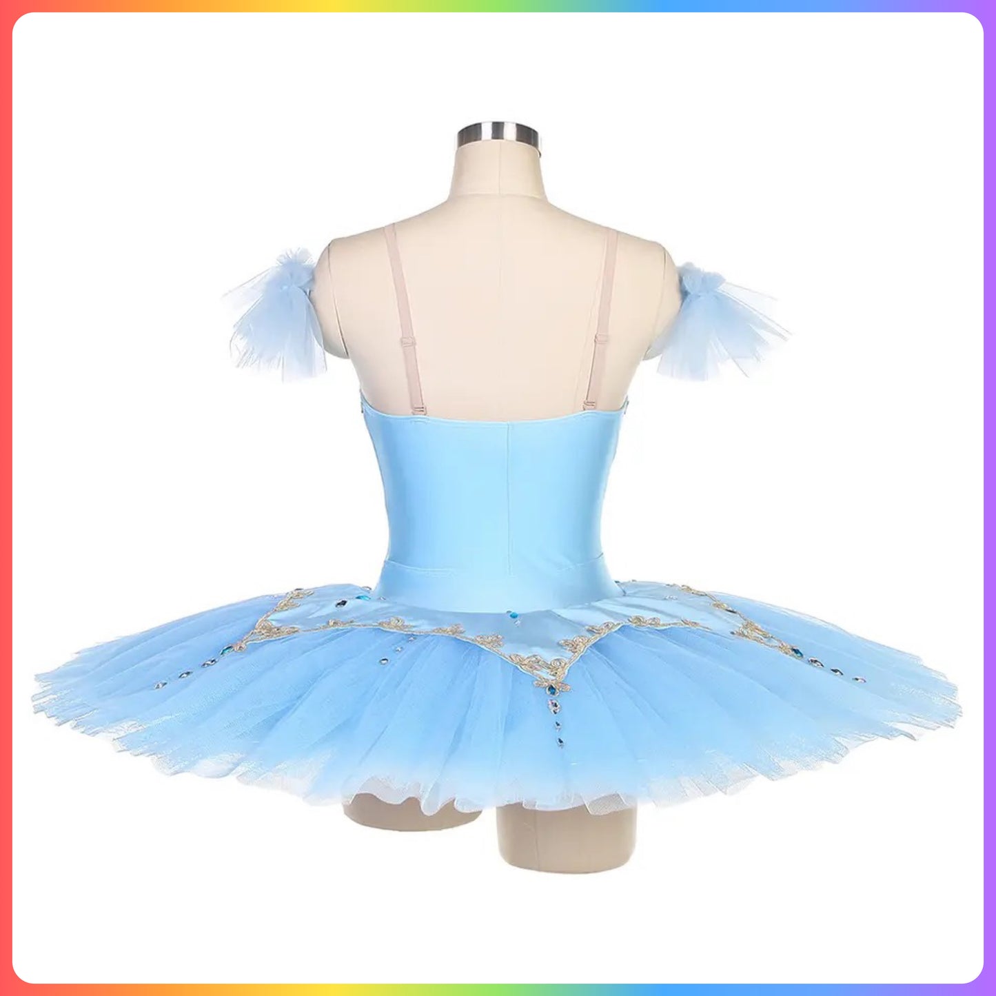 Floral Bodice Professional Ballet Pancake Tutu (Child & Adult Sizes)